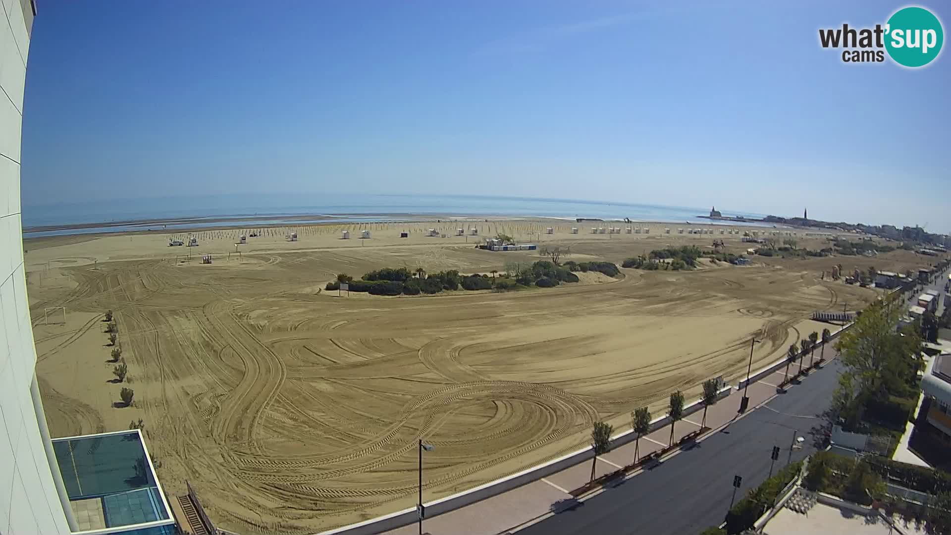 Hotel Panoramic u živo Caorle plaža Levante web kamera – Italija