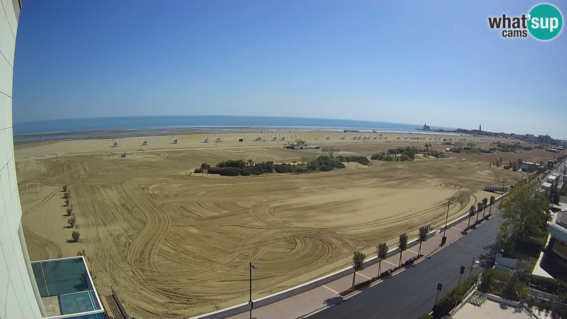 Hotel Panoramic u živo Caorle plaža Levante web kamera – Italija