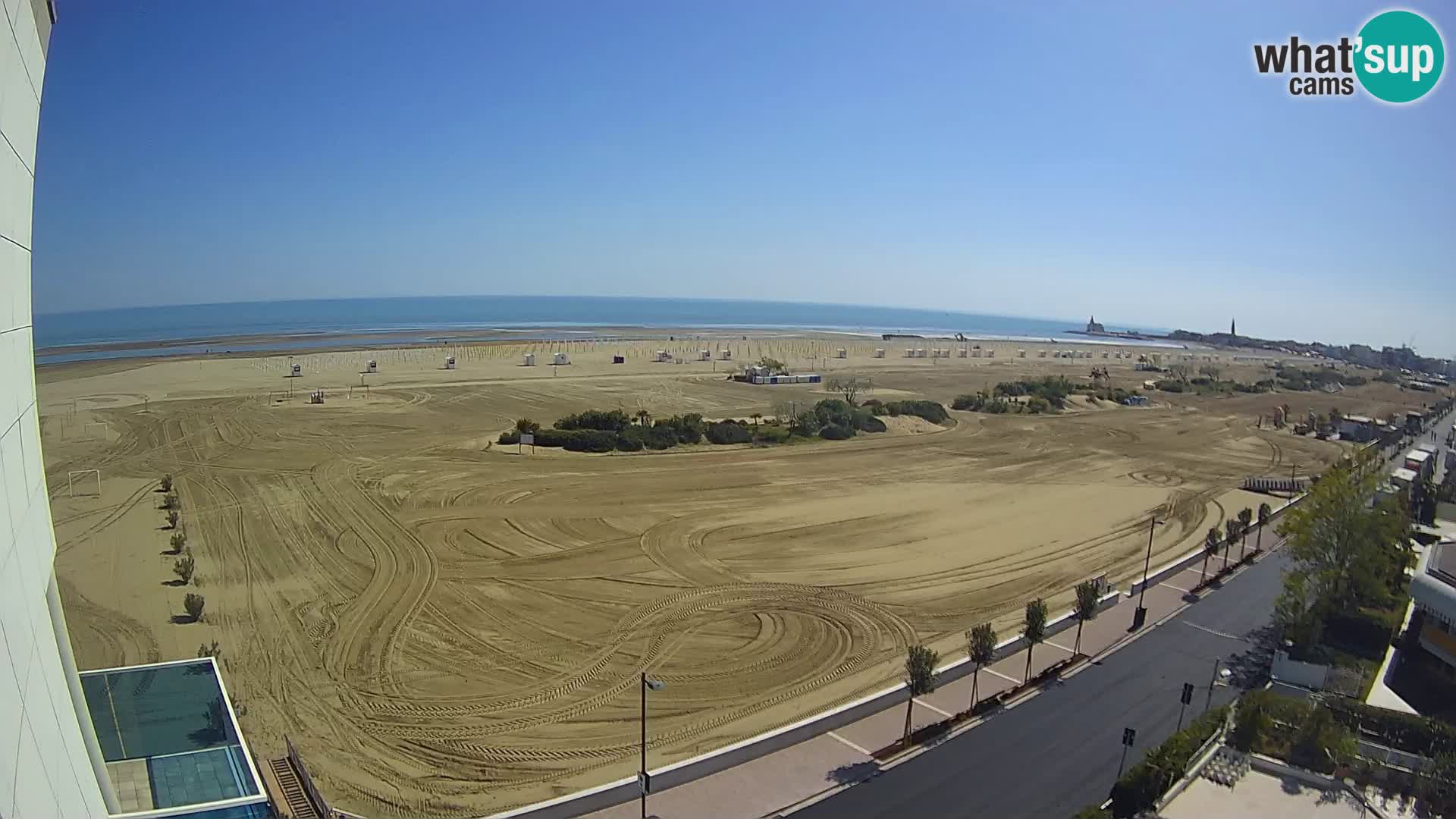 Hotel Panoramic u živo Caorle plaža Levante web kamera – Italija