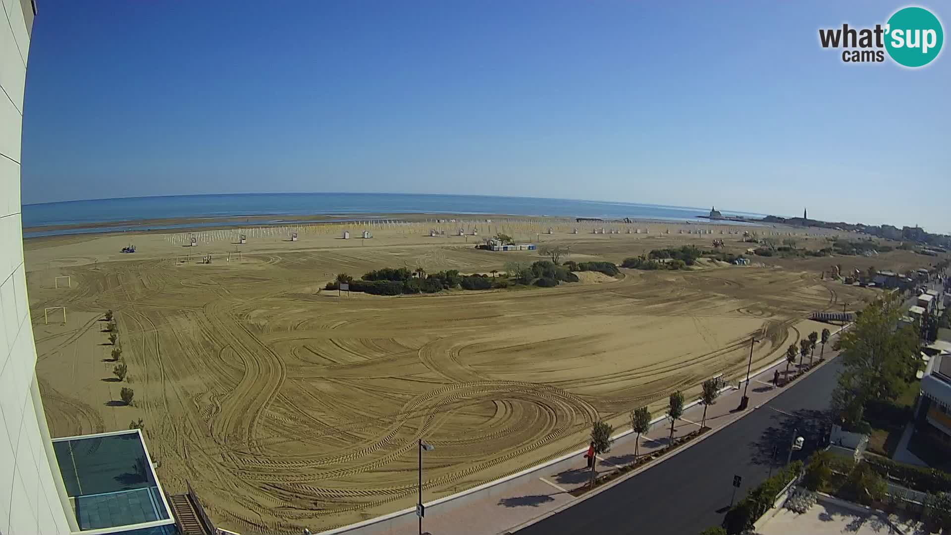Hotel Panoramic u živo Caorle plaža Levante web kamera – Italija
