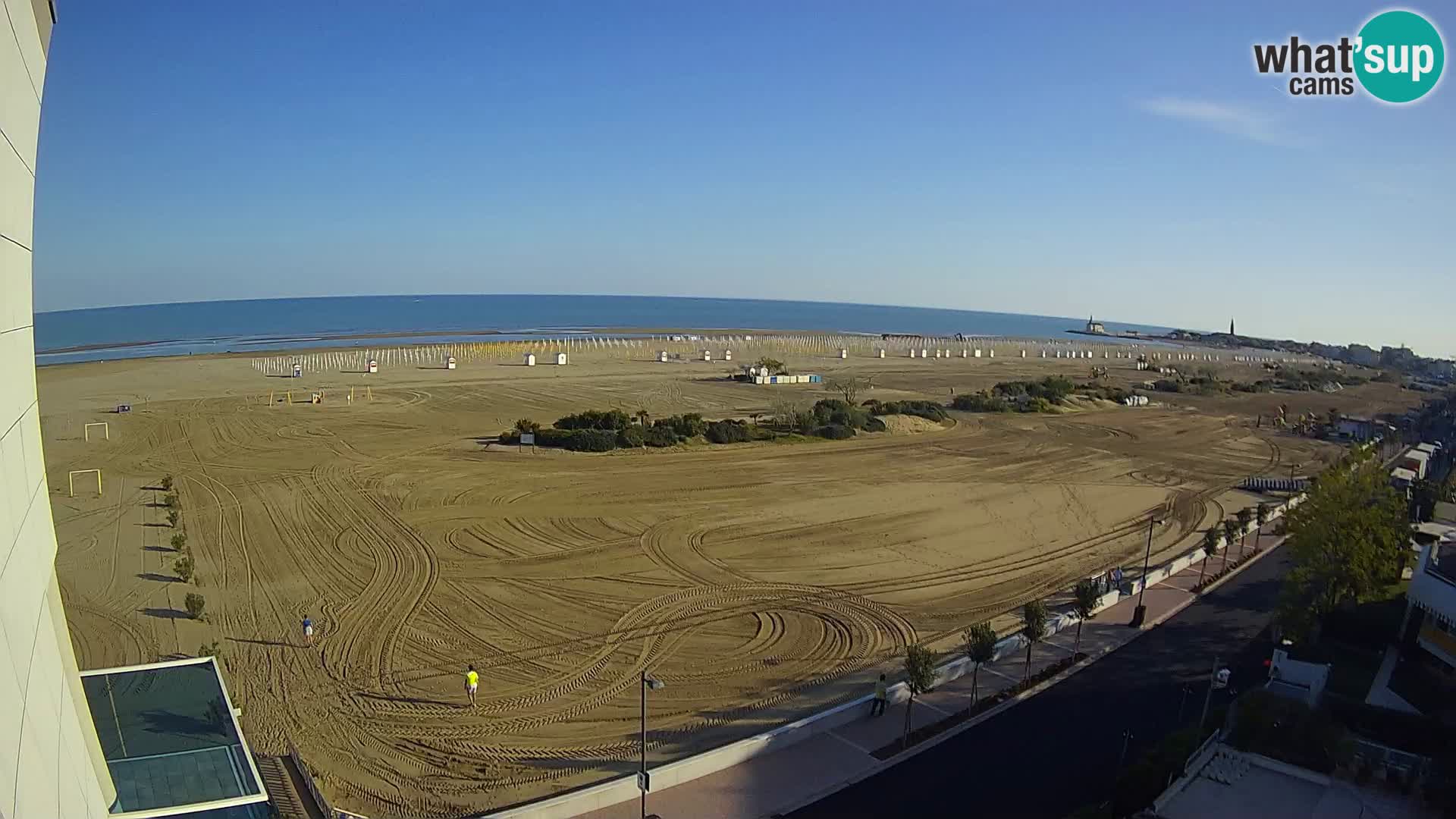 Hotel Panoramic v živo Caorle plaža Levante spletna kamera – Italija