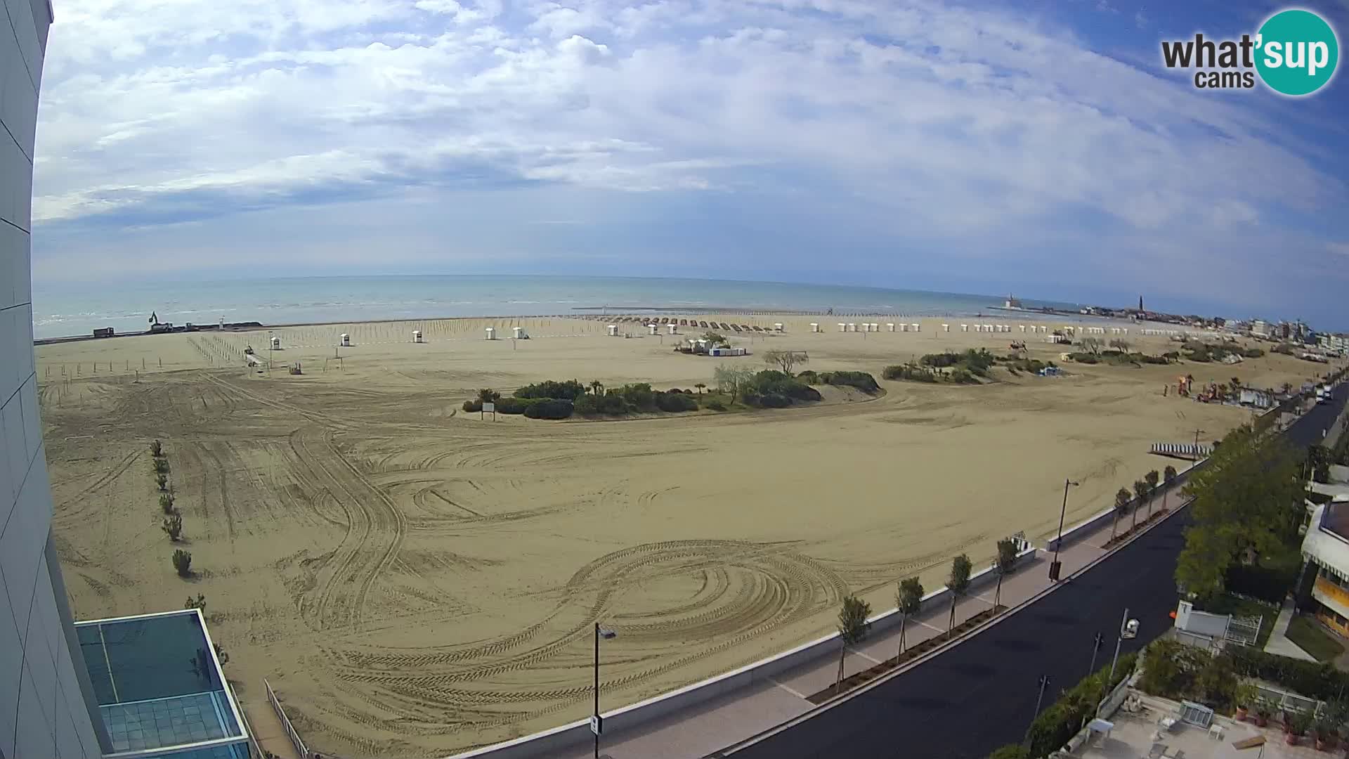 Hotel Panoramic u živo Caorle plaža Levante web kamera – Italija