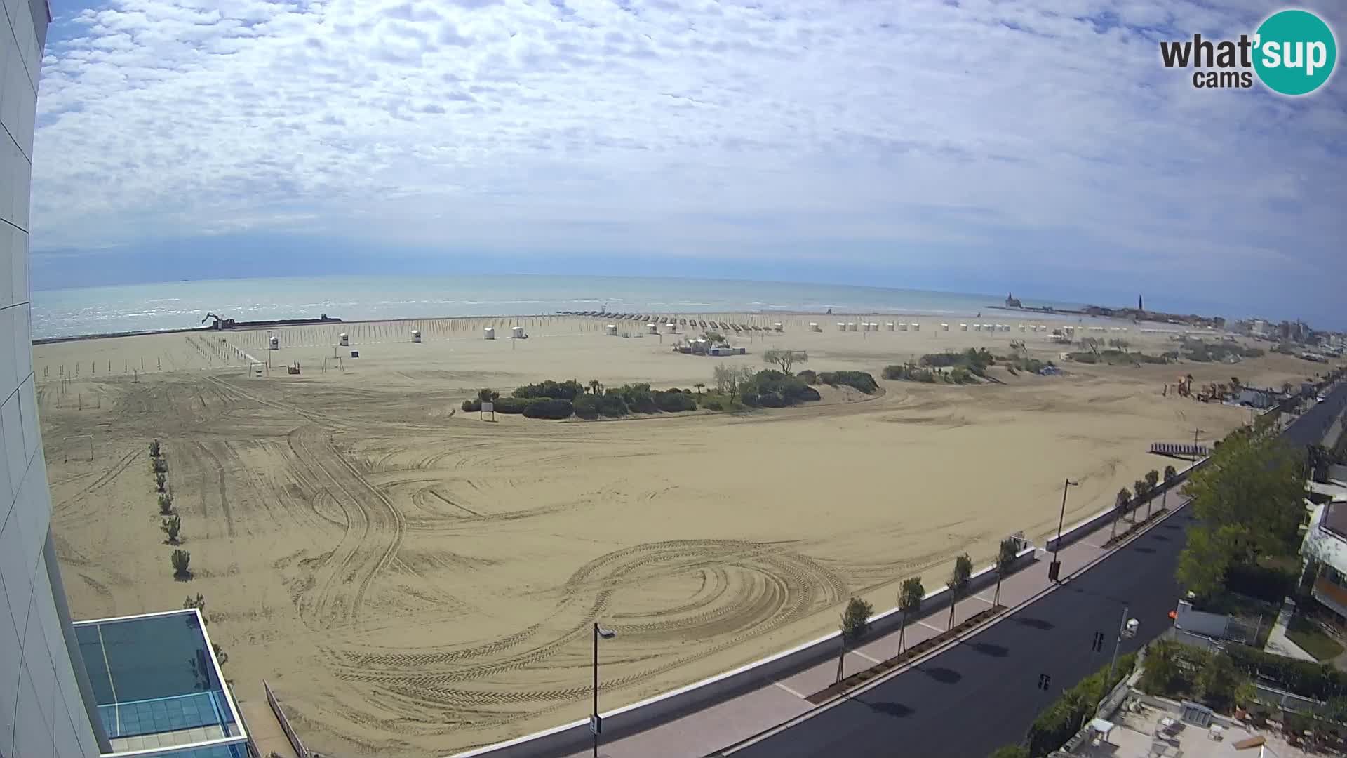 Hotel Panoramic u živo Caorle plaža Levante web kamera – Italija