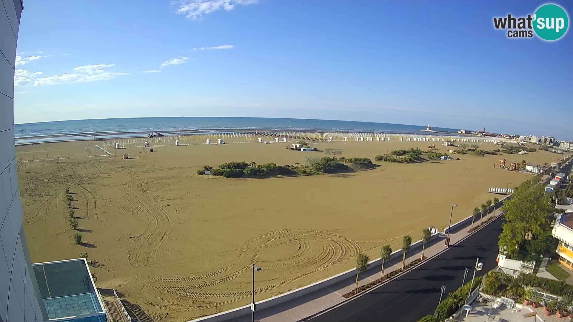 Hotel Panoramic u živo Caorle plaža Levante web kamera – Italija
