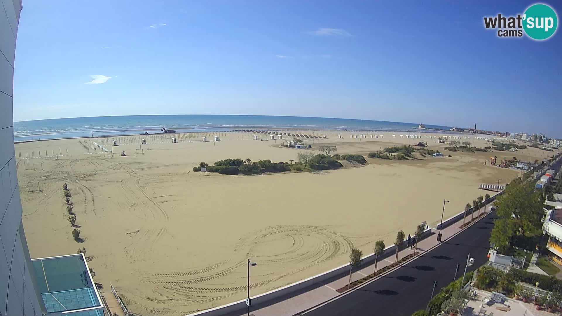 Hotel Panoramic u živo Caorle plaža Levante web kamera – Italija