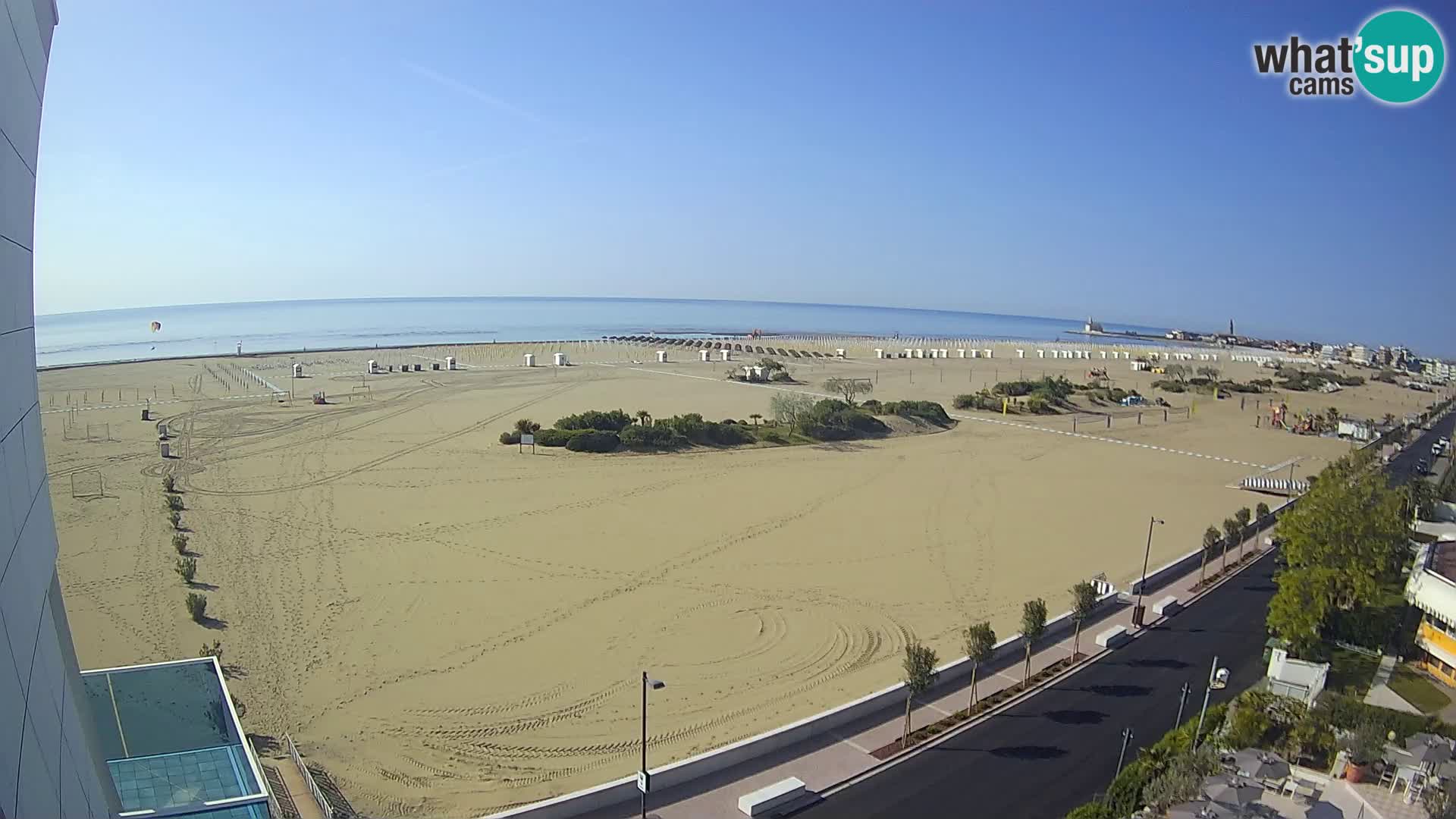 Hotel Panoramic u živo Caorle plaža Levante web kamera – Italija