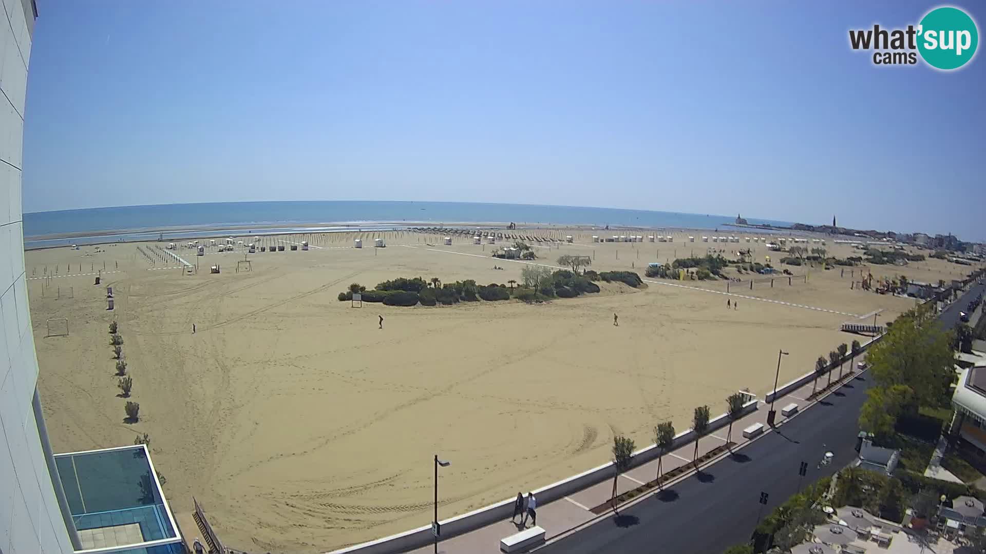 Hotel Panoramic u živo Caorle plaža Levante web kamera – Italija