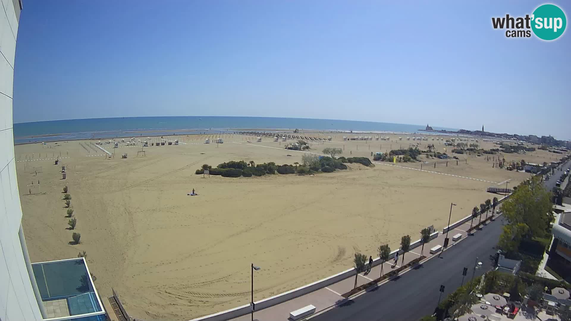 Hotel Panoramic u živo Caorle plaža Levante web kamera – Italija