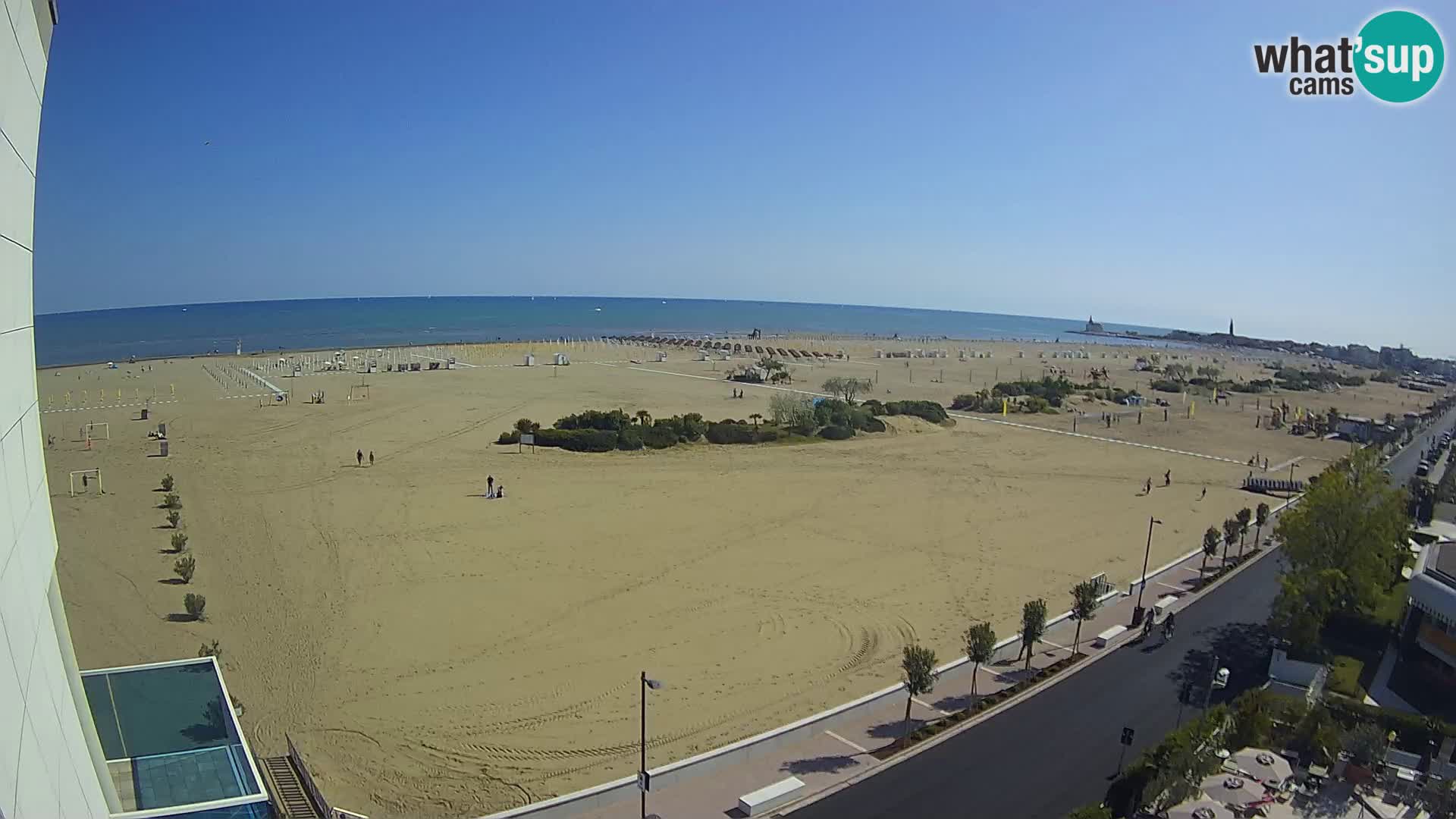 Hotel Panoramic u živo Caorle plaža Levante web kamera – Italija