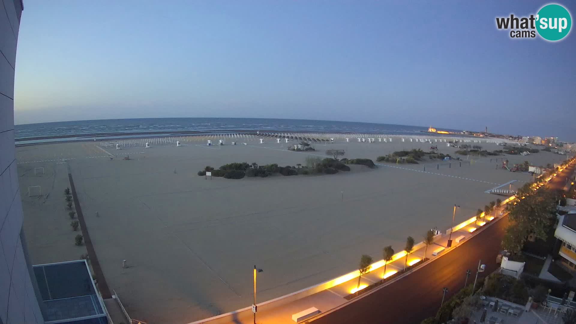 Hotel Panoramic u živo Caorle plaža Levante web kamera – Italija