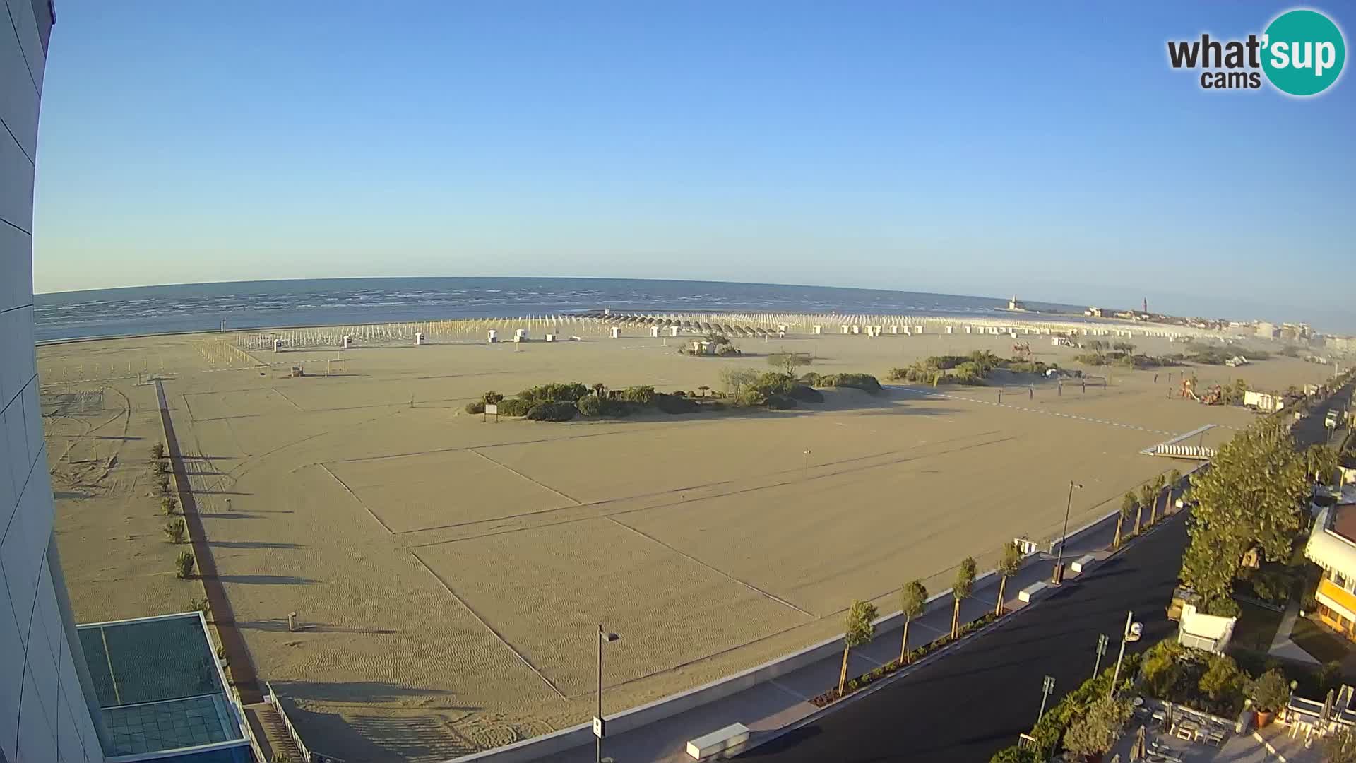 Hotel Panoramic u živo Caorle plaža Levante web kamera – Italija