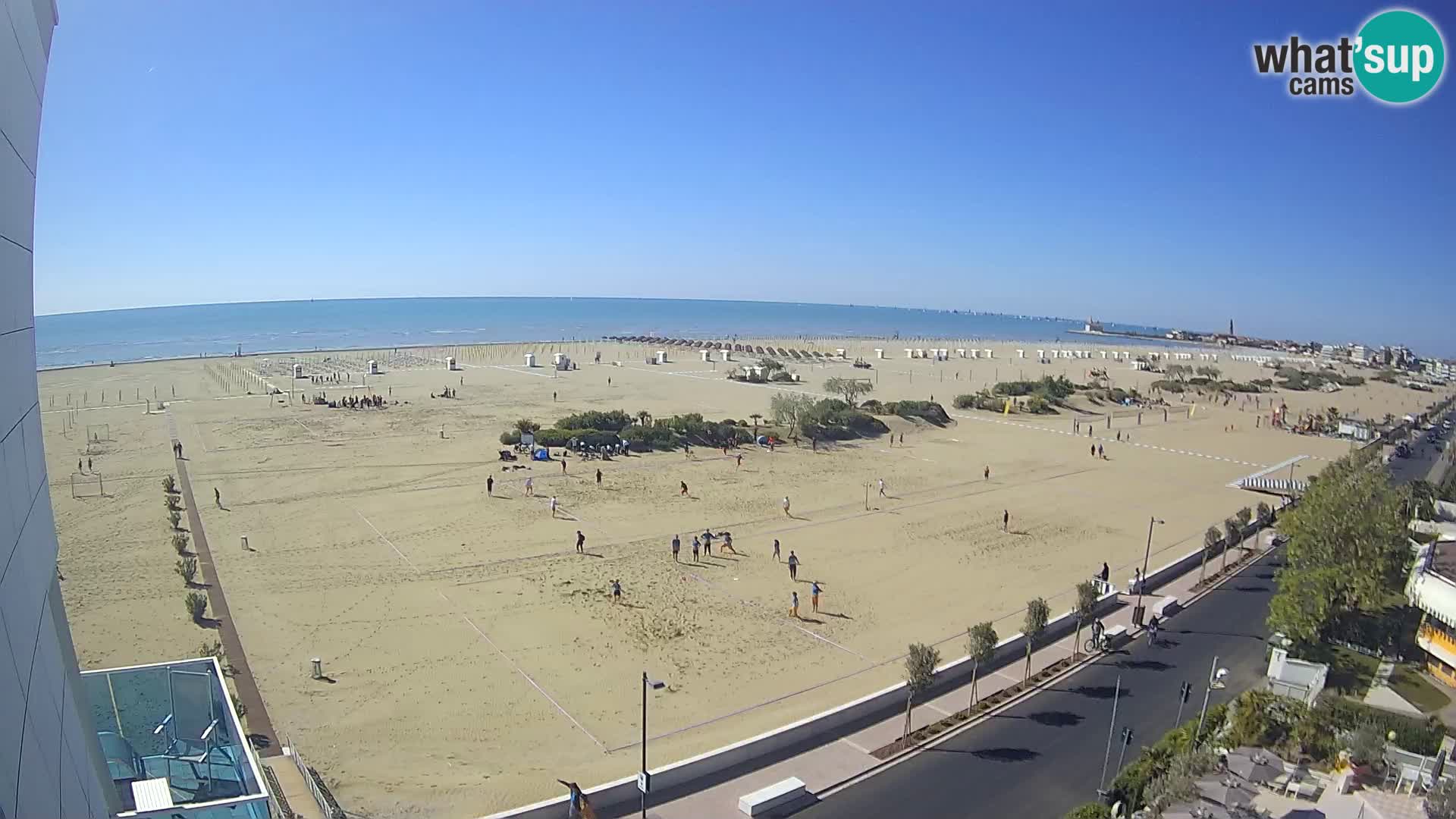 Hotel Panoramic u živo Caorle plaža Levante web kamera – Italija