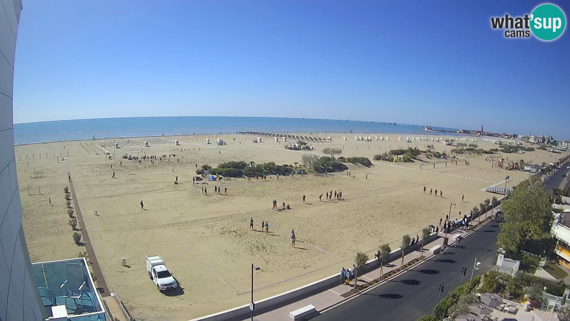Hotel Panoramic en vivo Caorle playa Levante webcam – Italia