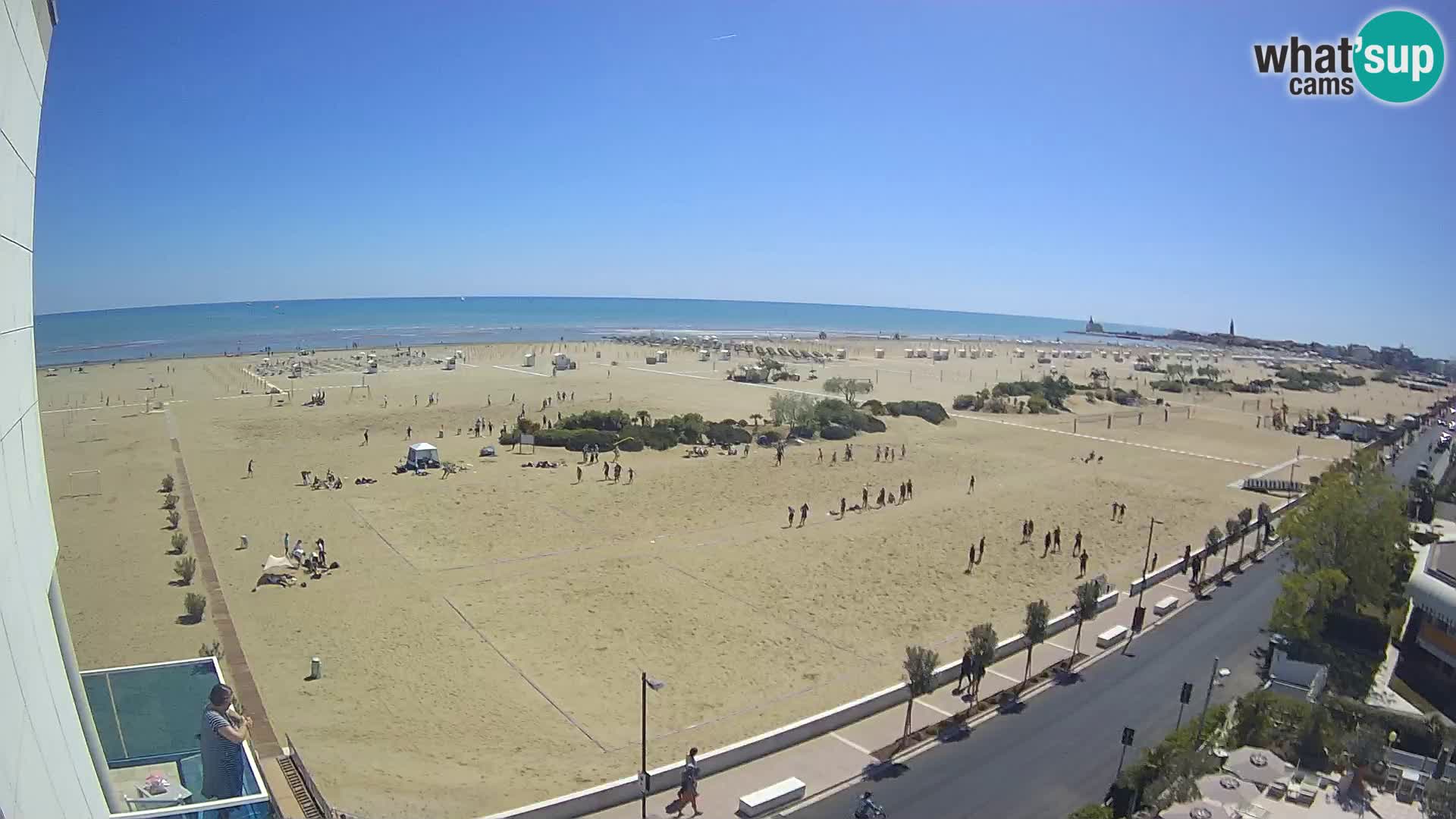 Hotel Panoramic u živo Caorle plaža Levante web kamera – Italija
