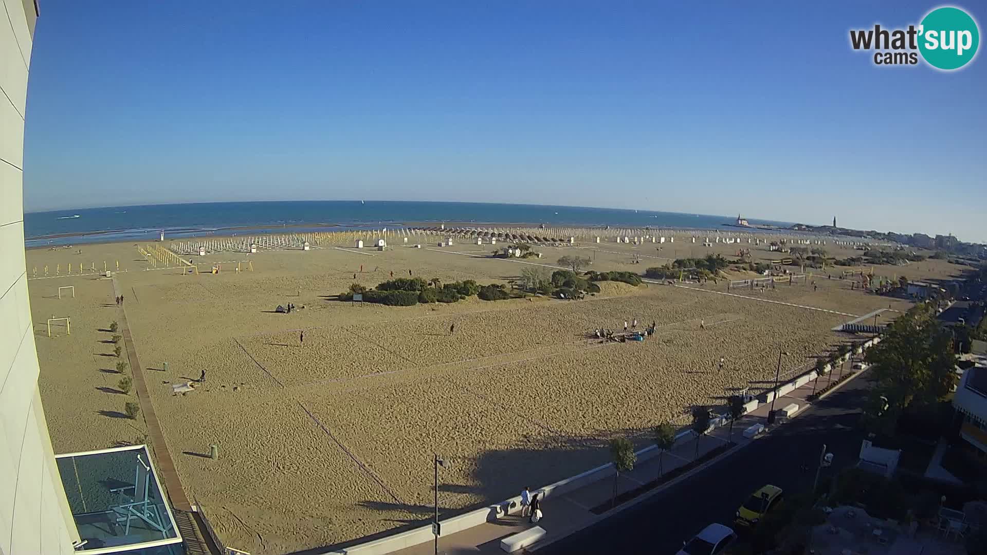 Hotel Panoramic u živo Caorle plaža Levante web kamera – Italija