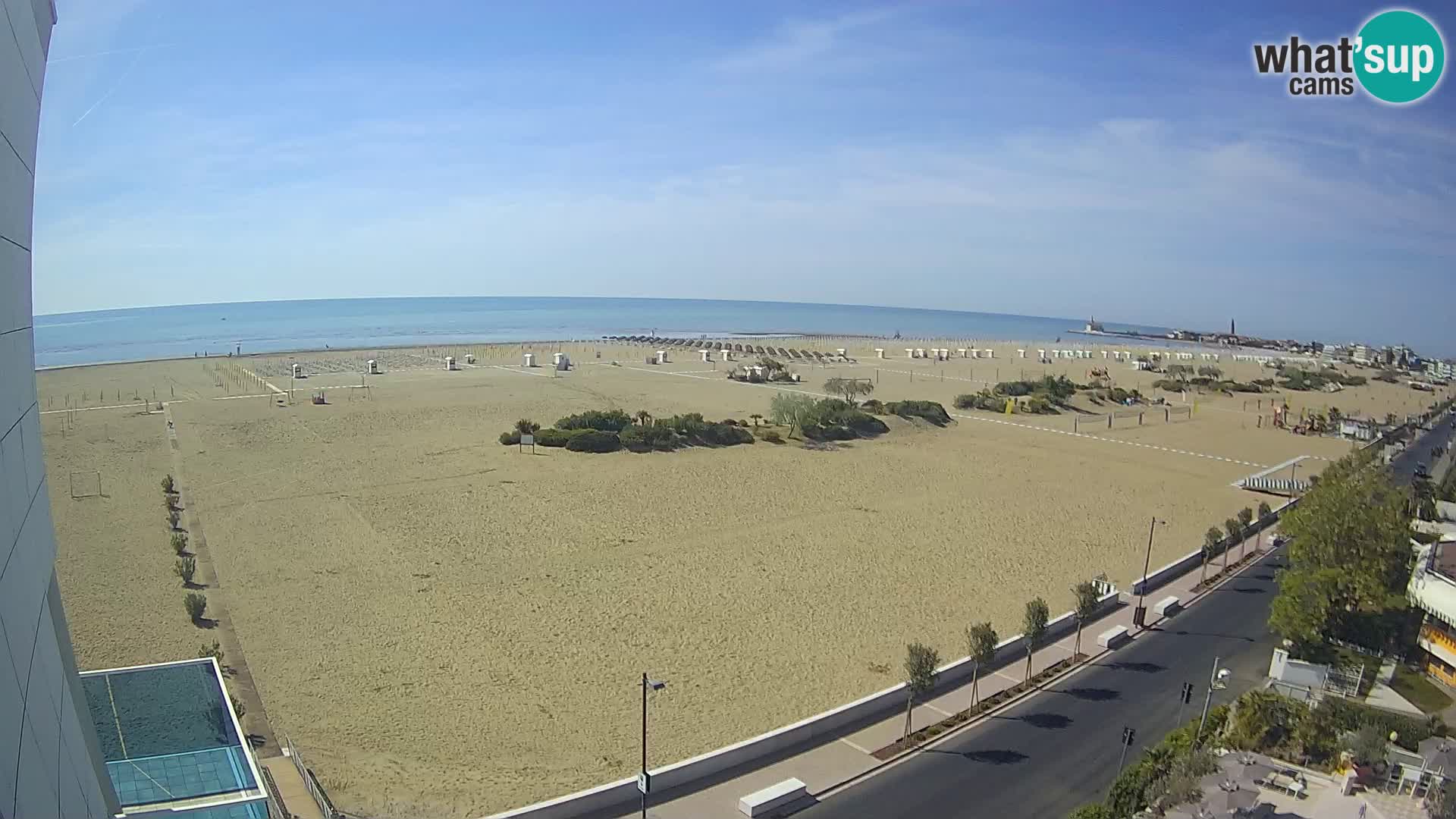 Hotel Panoramic u živo Caorle plaža Levante web kamera – Italija