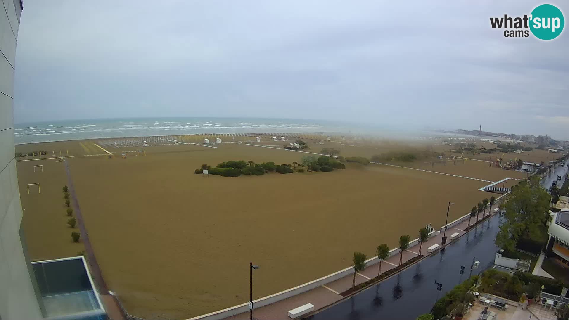 Hotel Panoramic v živo Caorle plaža Levante spletna kamera – Italija