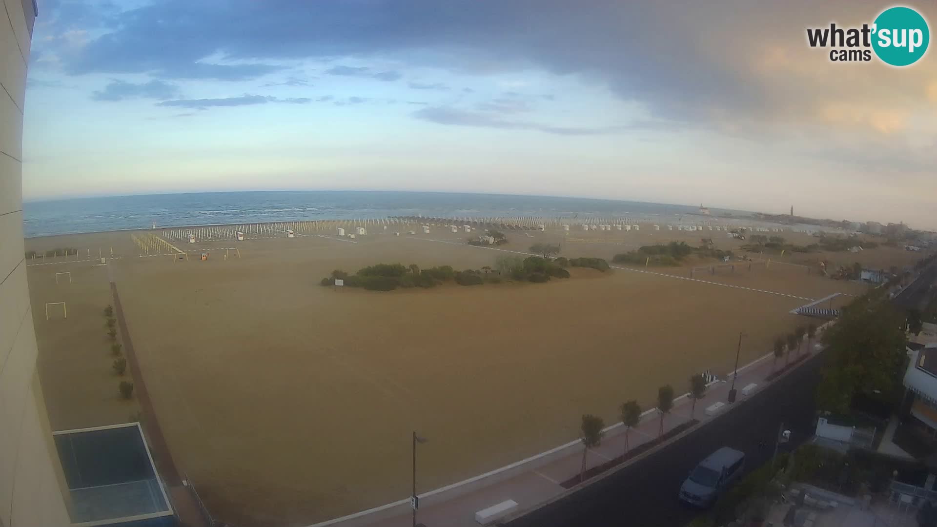 Hotel Panoramic u živo Caorle plaža Levante web kamera – Italija