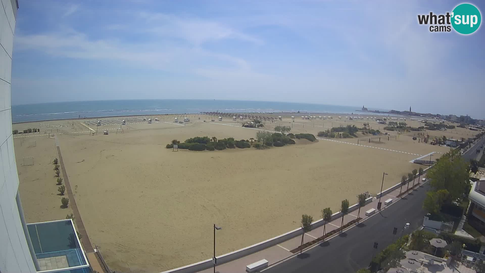 Hotel Panoramic u živo Caorle plaža Levante web kamera – Italija
