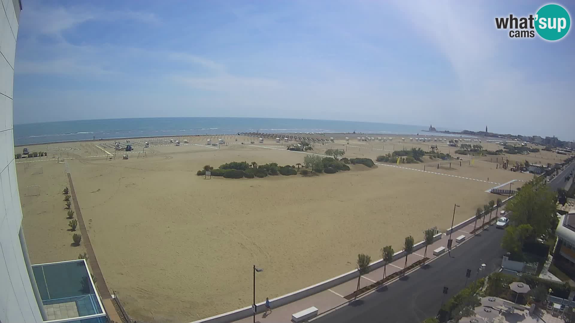Hotel Panoramic u živo Caorle plaža Levante web kamera – Italija