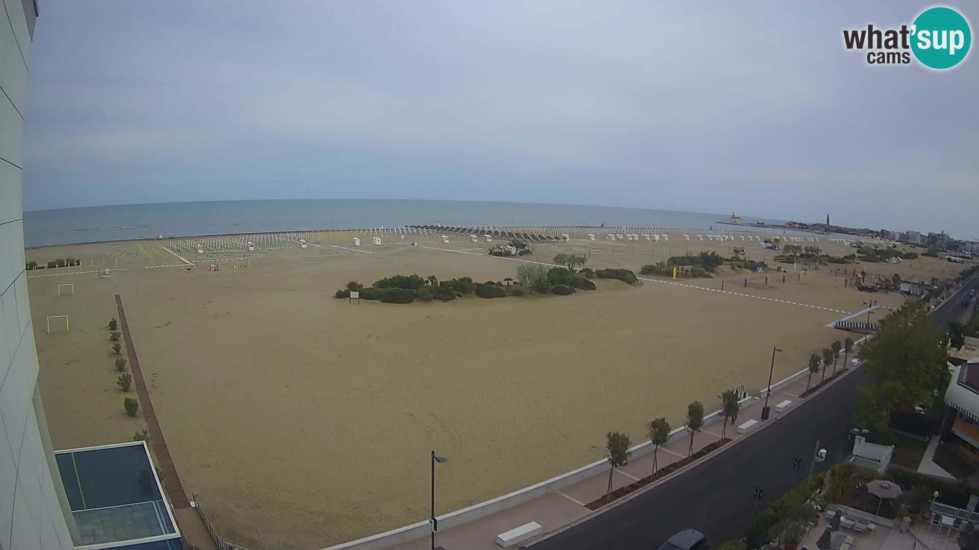 Hotel Panoramic v živo Caorle plaža Levante spletna kamera – Italija