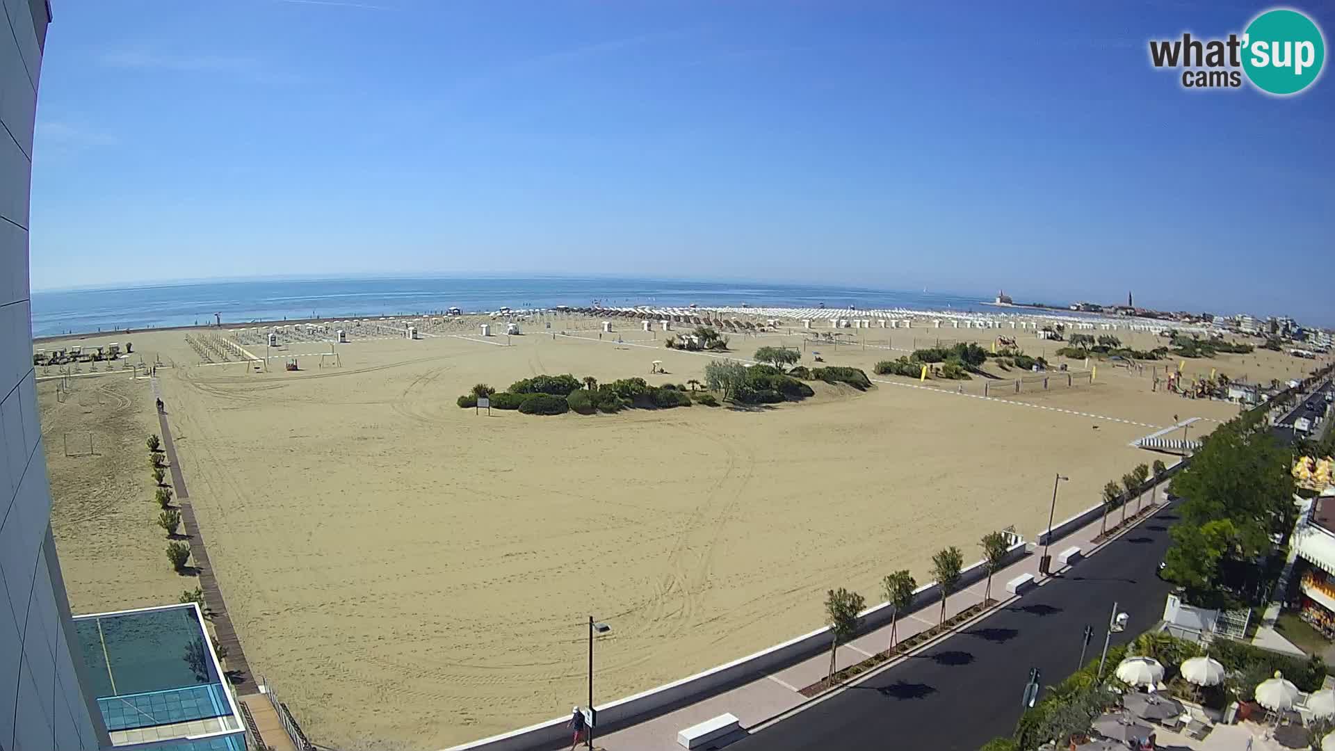 Hotel Panoramic u živo Caorle plaža Levante web kamera – Italija
