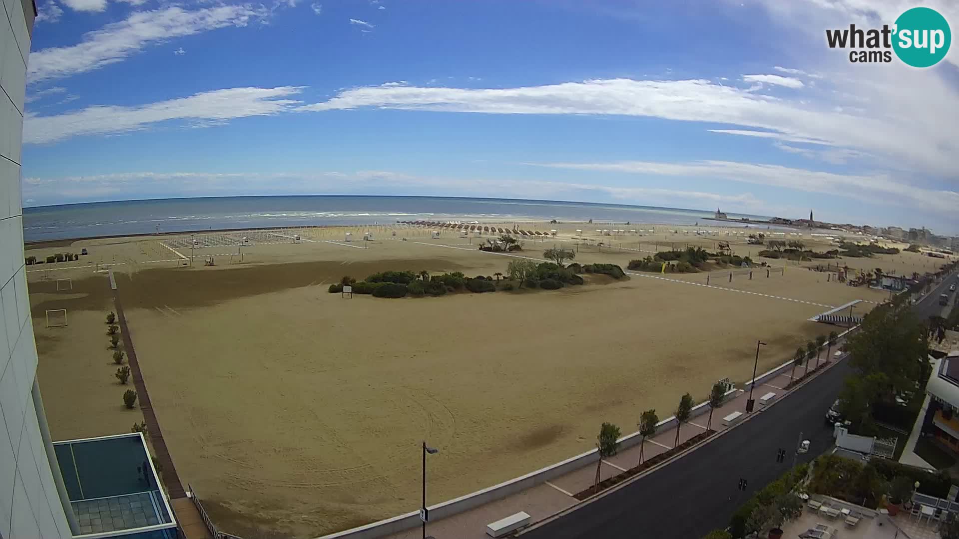 Hotel Panoramic u živo Caorle plaža Levante web kamera – Italija
