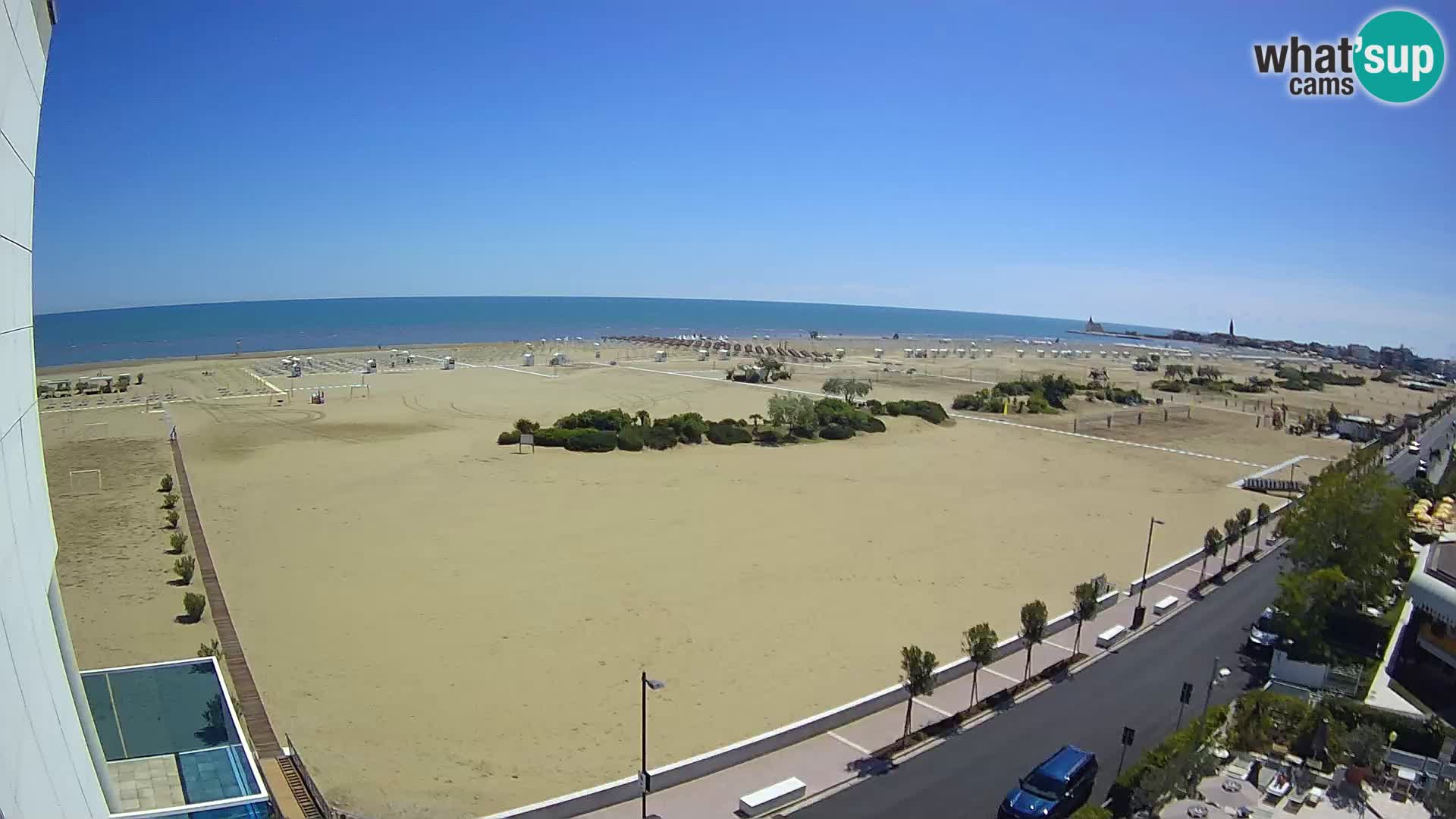 Hotel Panoramic en vivo Caorle playa Levante webcam – Italia
