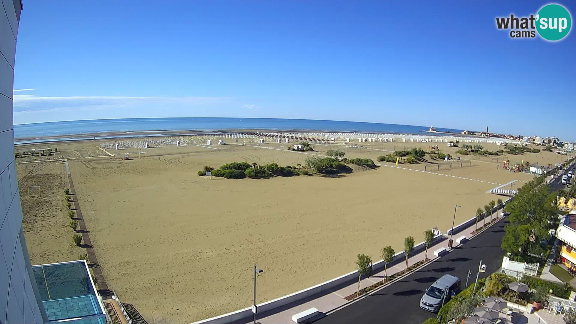 Hotel Panoramic u živo Caorle plaža Levante web kamera – Italija