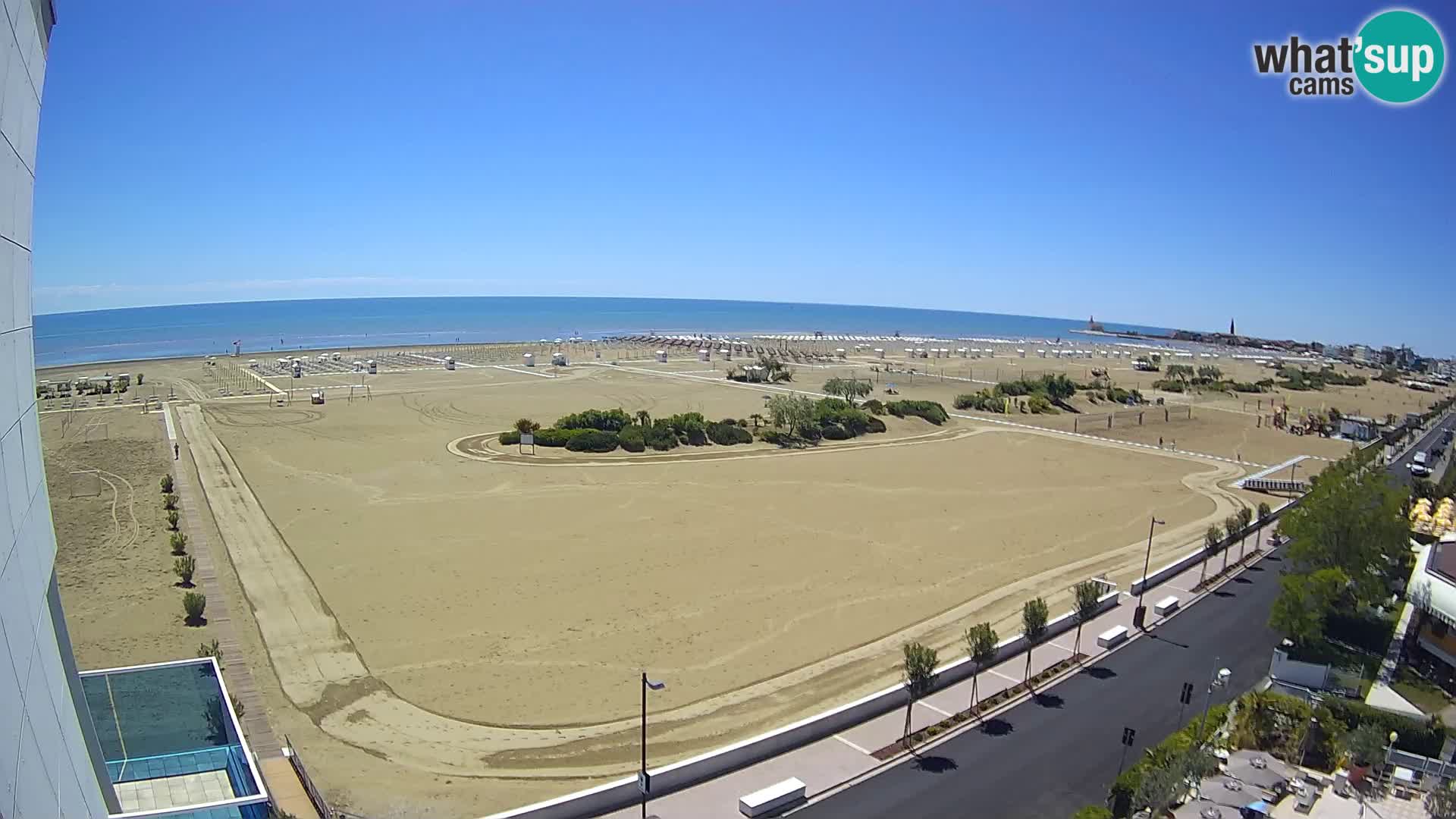 Hotel Panoramic en vivo Caorle playa Levante webcam – Italia