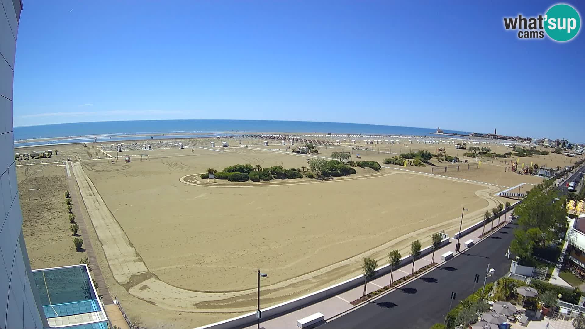 Hotel Panoramic u živo Caorle plaža Levante web kamera – Italija