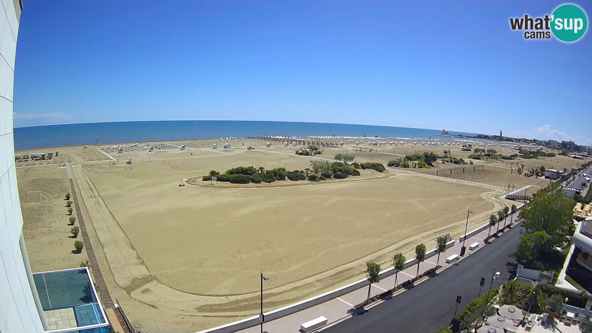 Hotel Panoramic en vivo Caorle playa Levante webcam – Italia