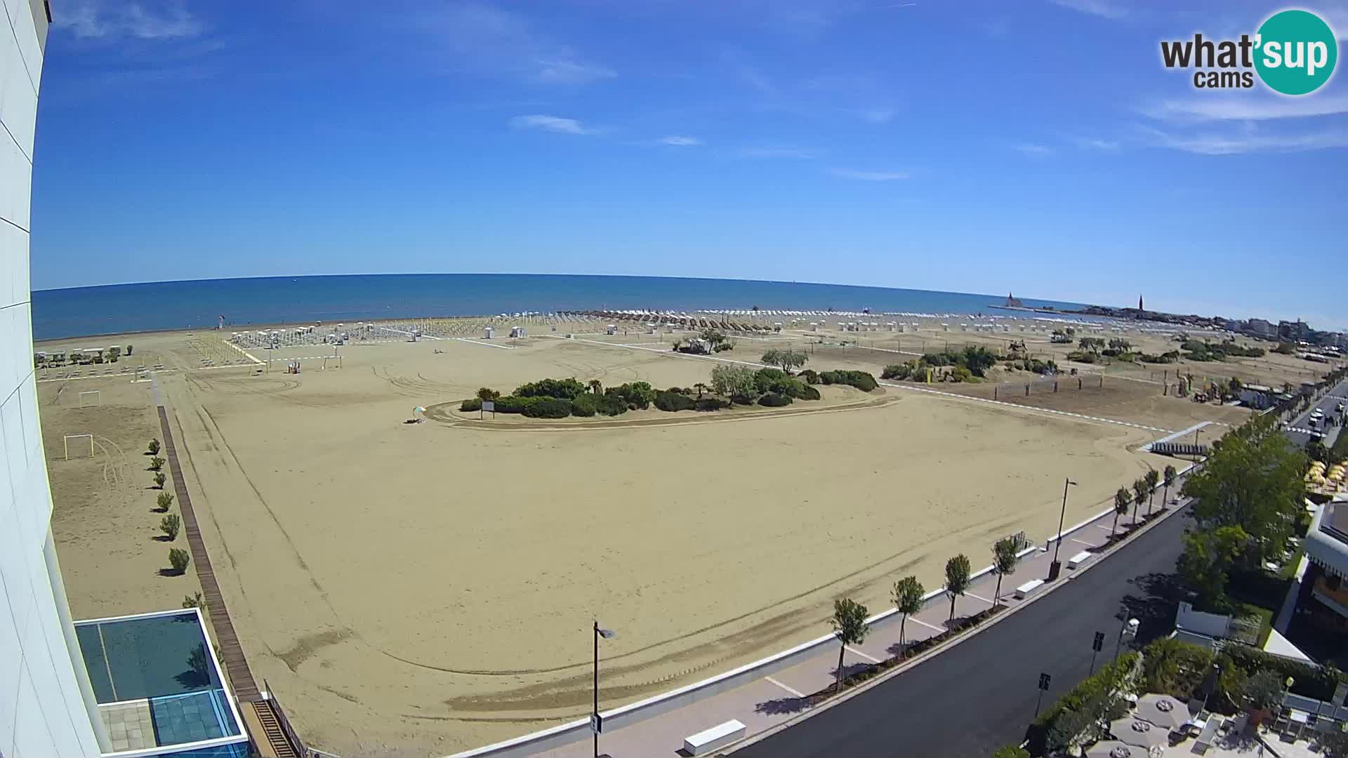 Hotel Panoramic dal vivo Caorle spiaggia Levante webcam