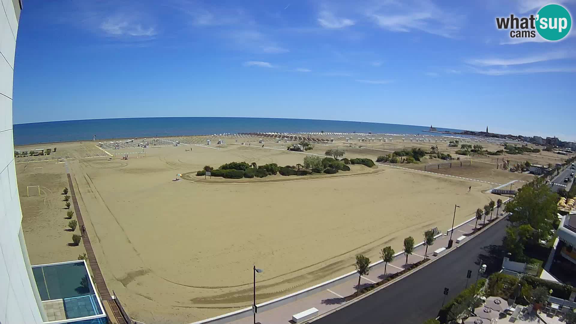 Hotel Panoramic u živo Caorle plaža Levante web kamera – Italija