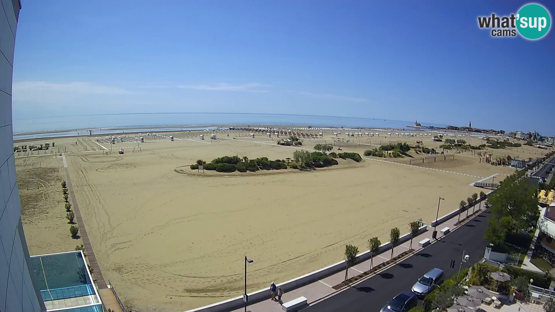 Hotel Panoramic u živo Caorle plaža Levante web kamera – Italija
