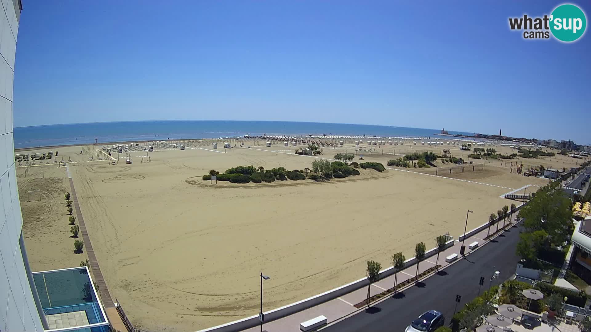 Hotel Panoramic u živo Caorle plaža Levante web kamera – Italija