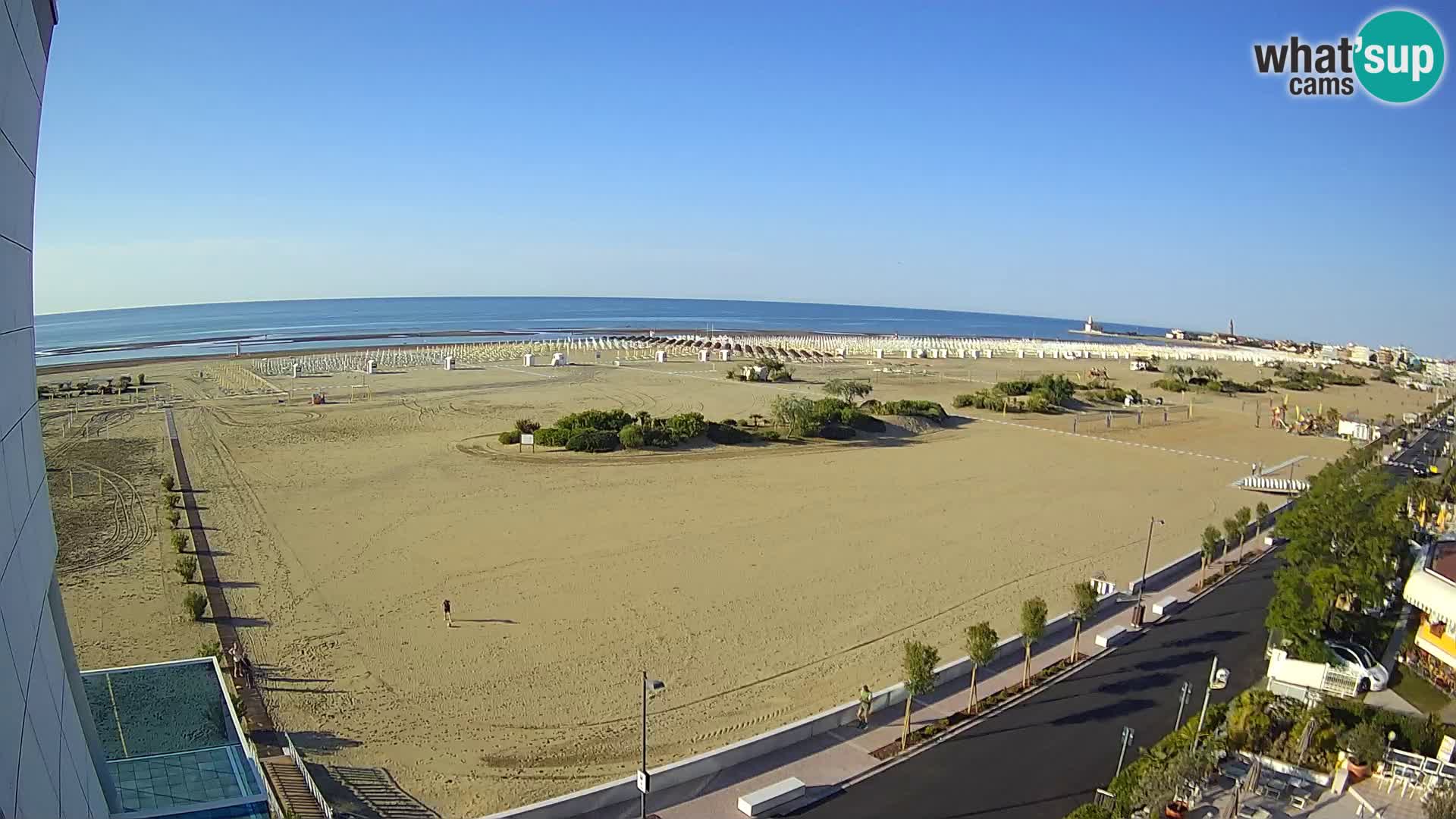 Hotel Panoramic u živo Caorle plaža Levante web kamera – Italija