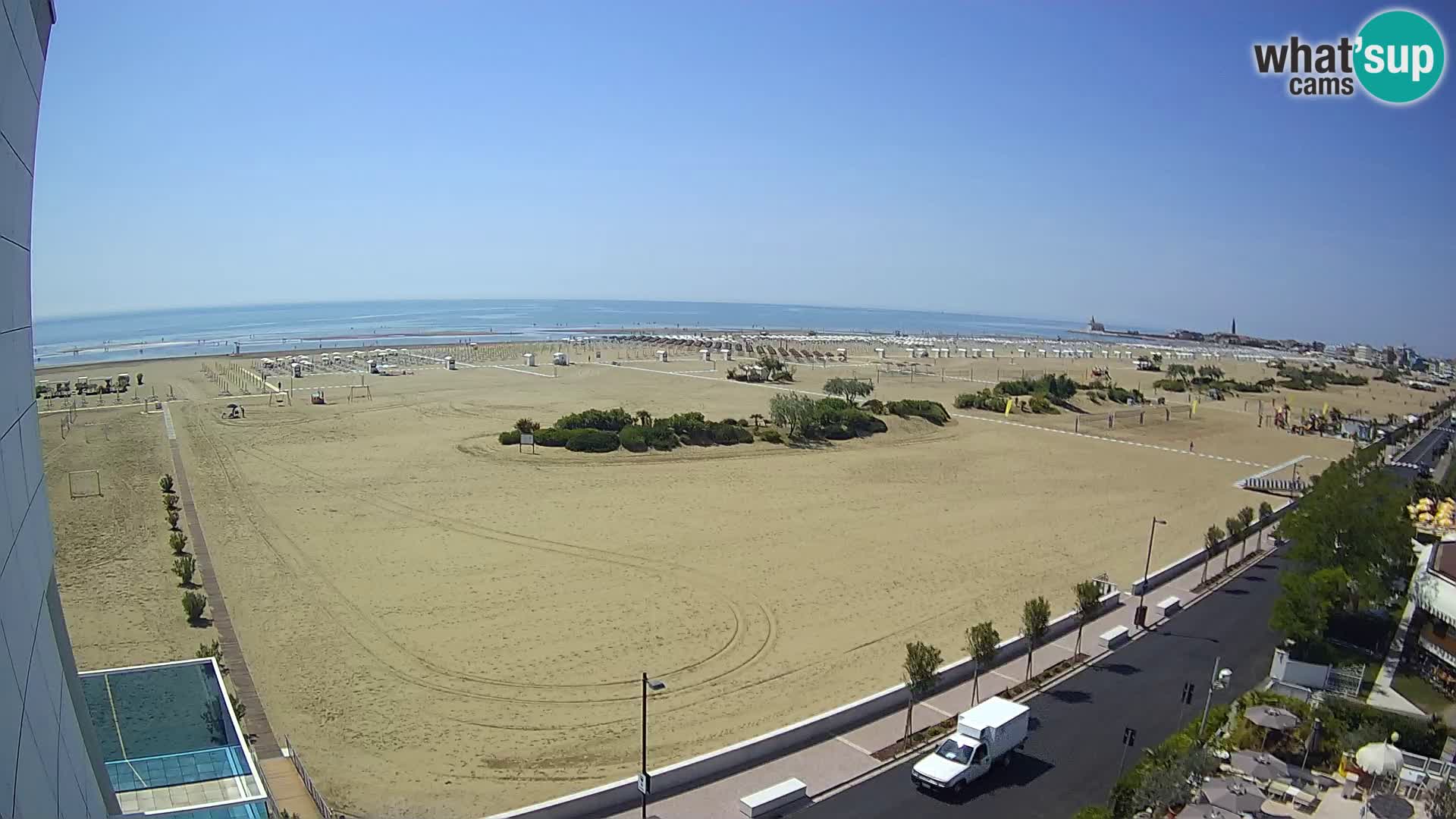 Hotel Panoramic en vivo Caorle playa Levante webcam – Italia