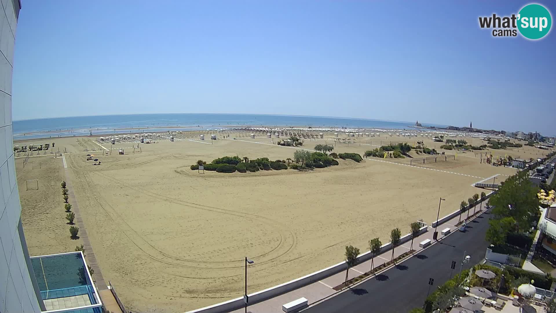 Hotel Panoramic en vivo Caorle playa Levante webcam – Italia