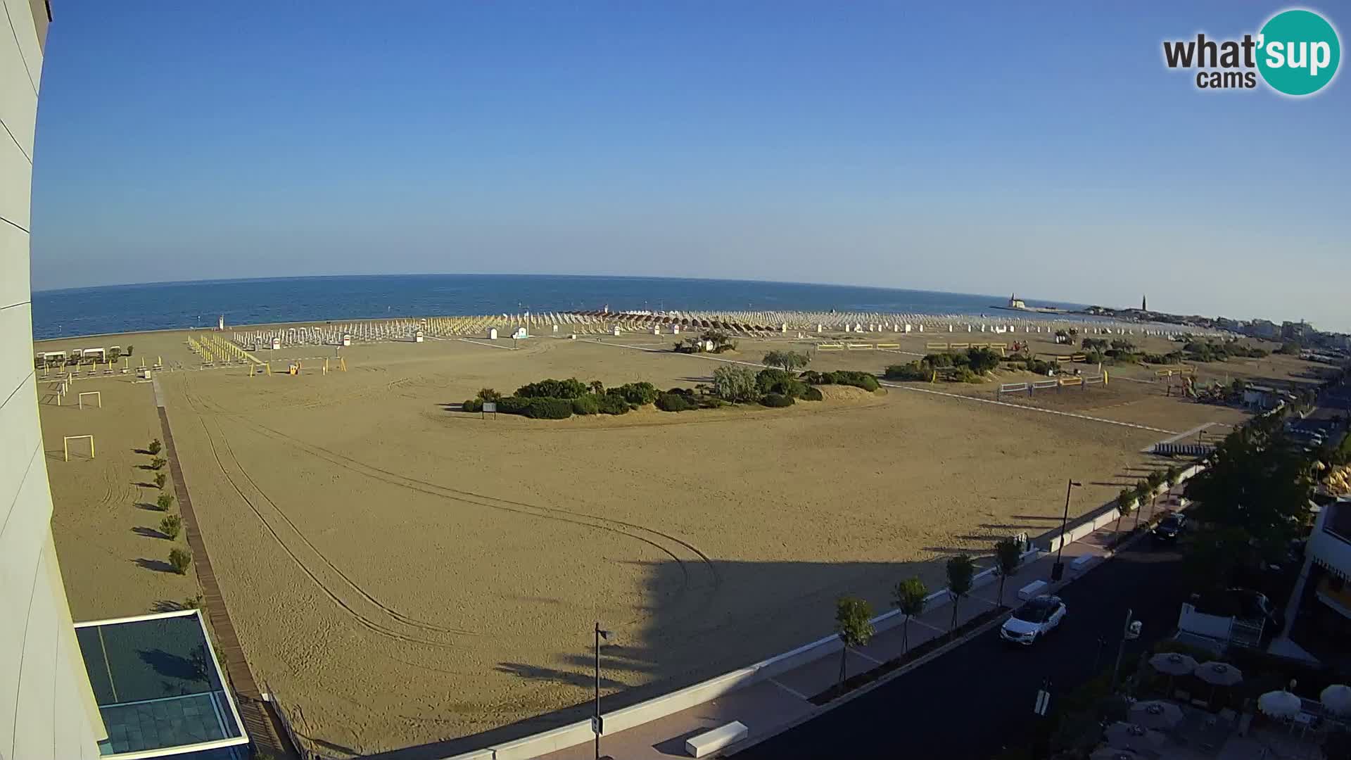 Hotel Panoramic v živo Caorle plaža Levante spletna kamera – Italija