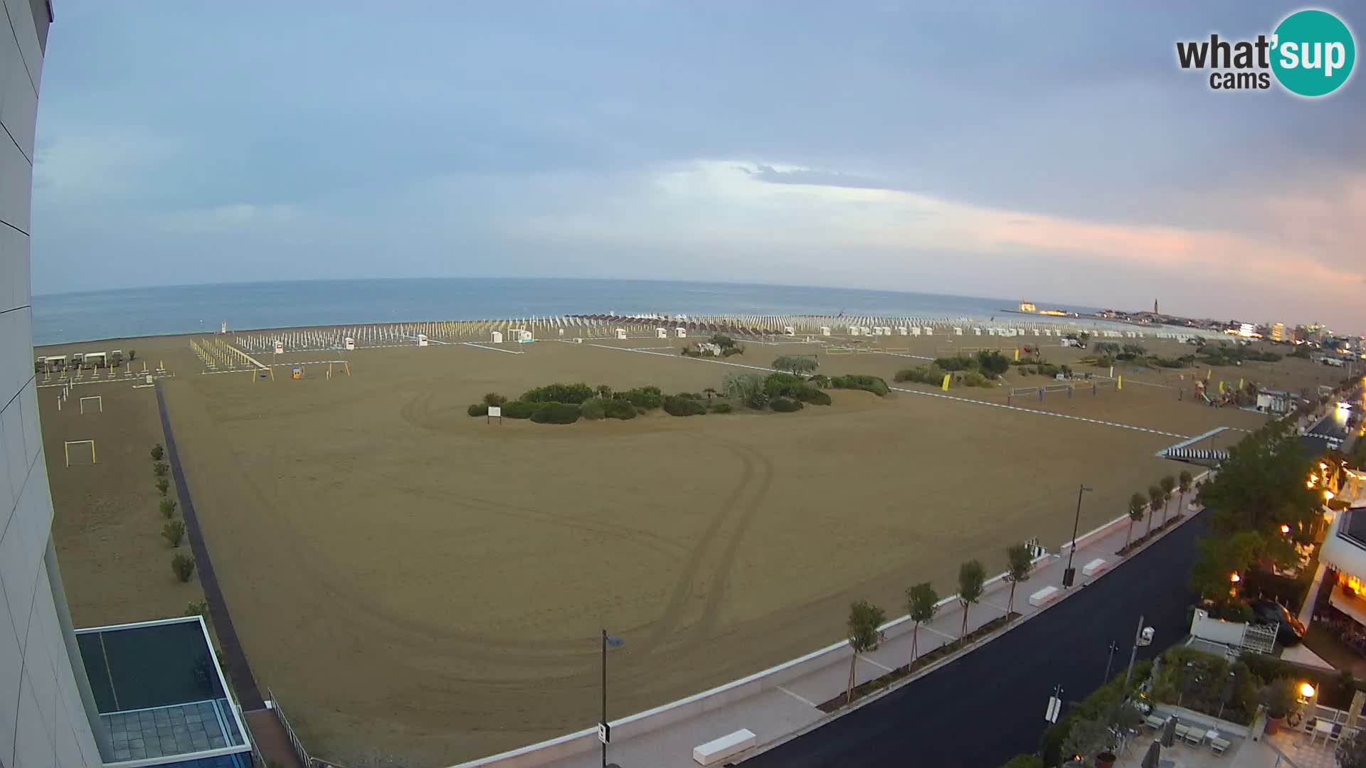 Hotel Panoramic u živo Caorle plaža Levante web kamera – Italija