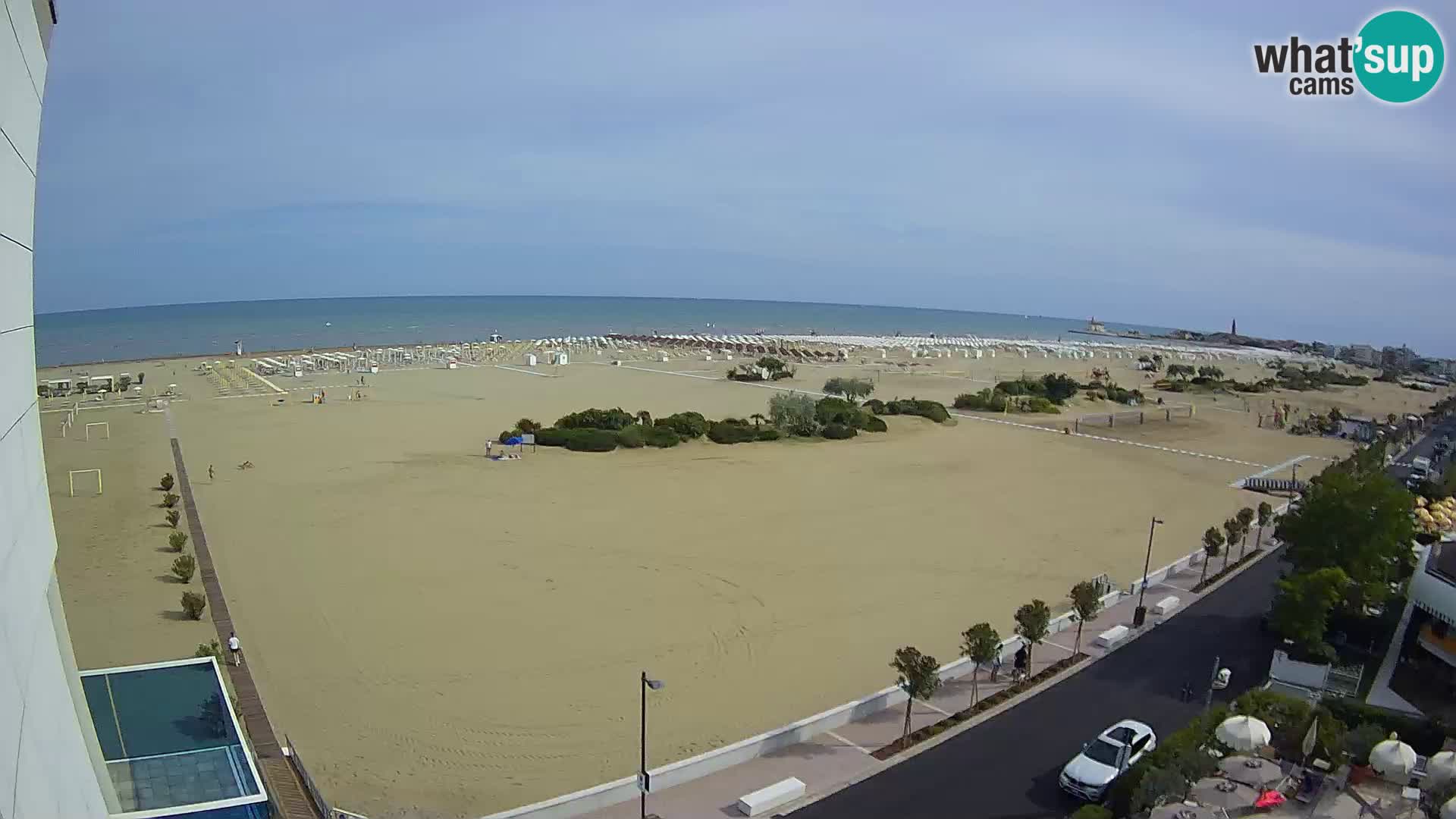Hotel Panoramic u živo Caorle plaža Levante web kamera – Italija