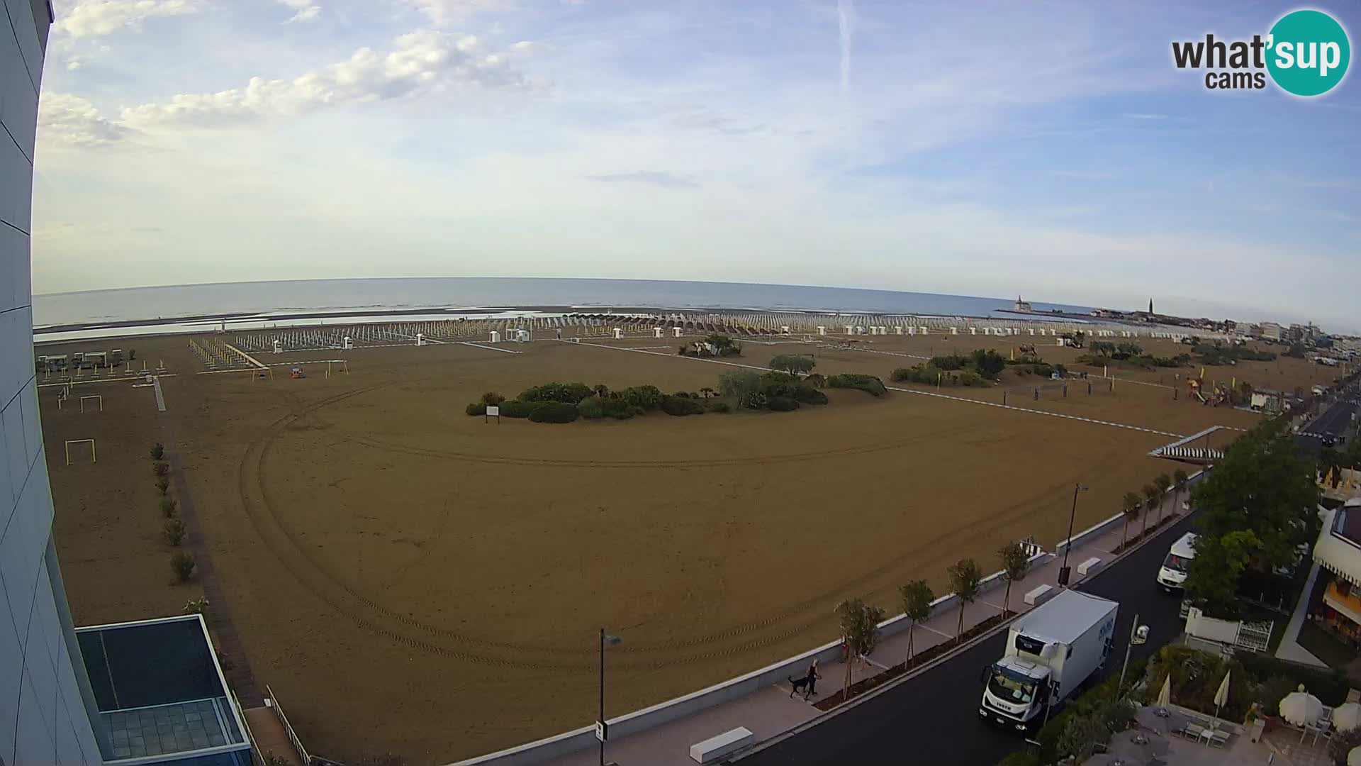 Hotel Panoramic v živo Caorle plaža Levante spletna kamera – Italija