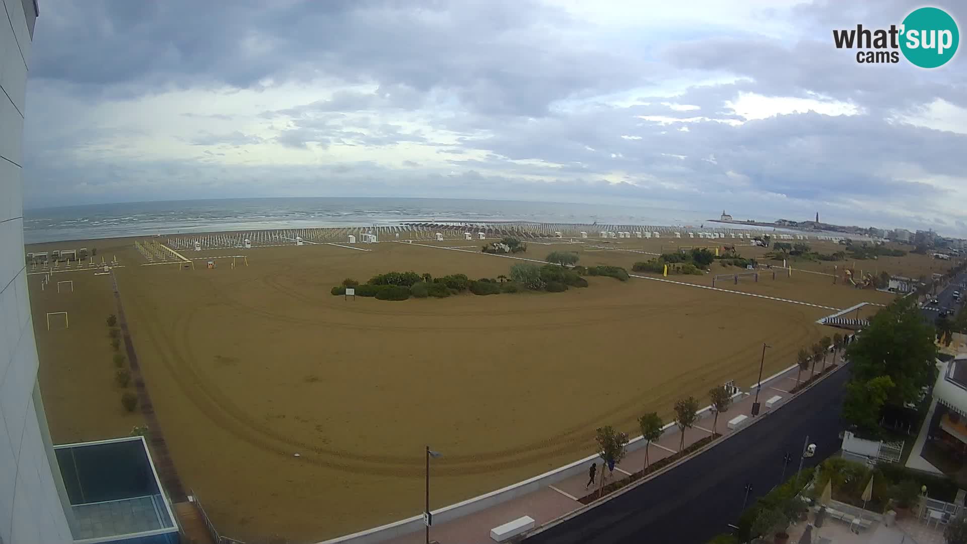 Hotel Panoramic v živo Caorle plaža Levante spletna kamera – Italija