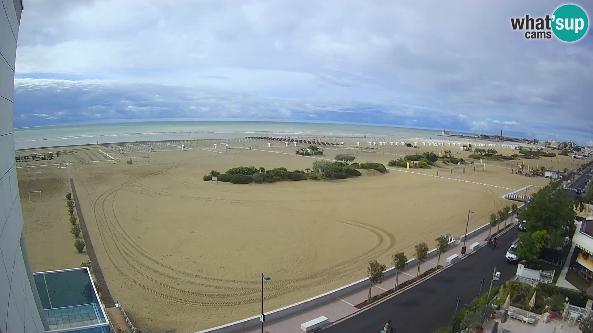 Hotel Panoramic v živo Caorle plaža Levante spletna kamera – Italija