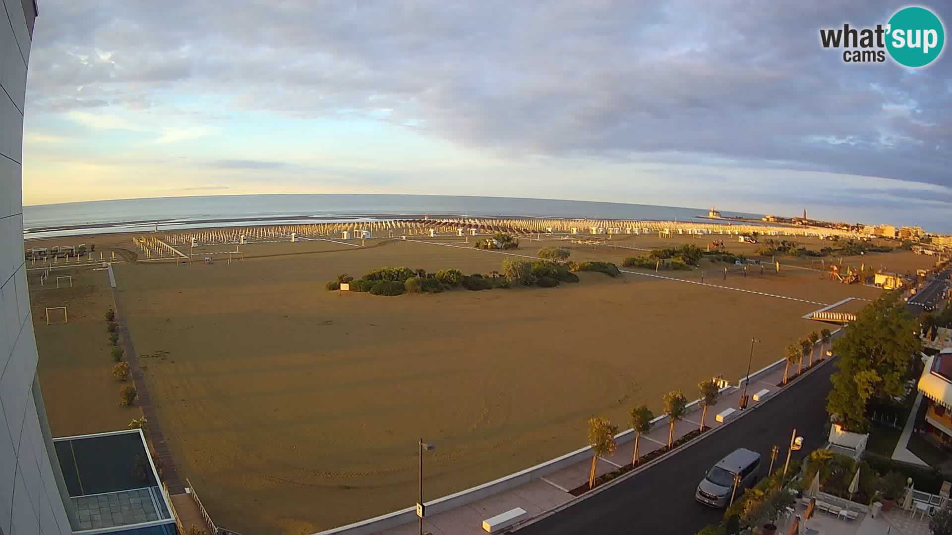 Hotel Panoramic v živo Caorle plaža Levante spletna kamera – Italija