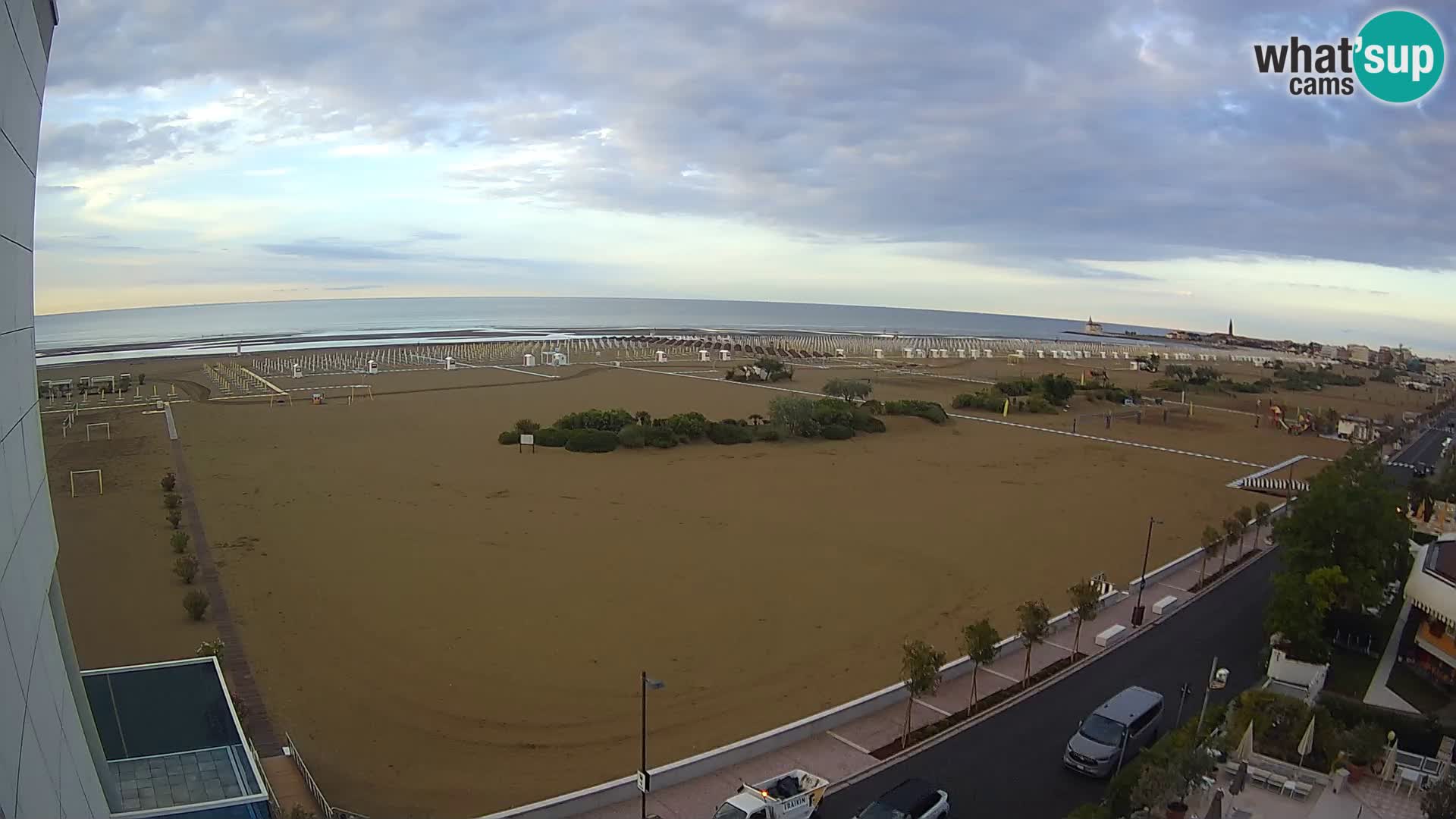 Hotel Panoramic v živo Caorle plaža Levante spletna kamera – Italija