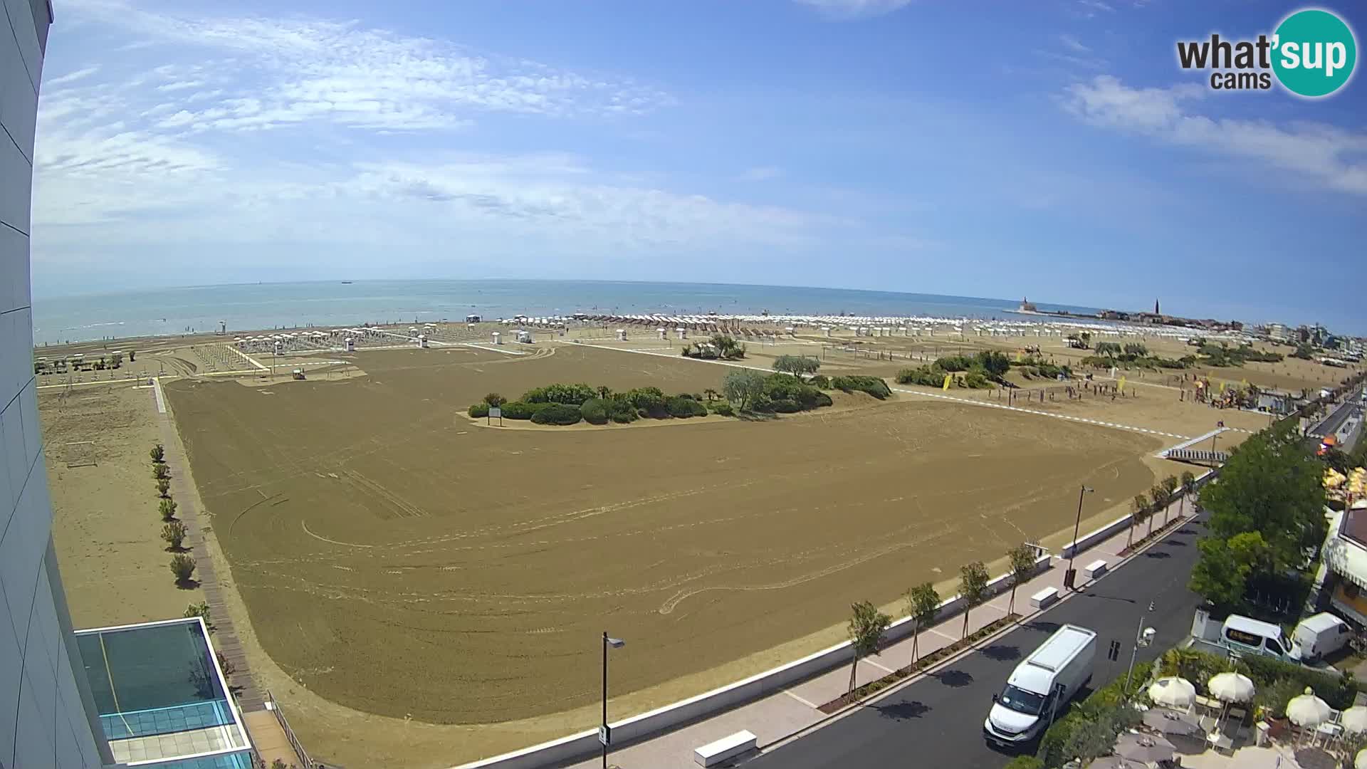 Hotel Panoramic en vivo Caorle playa Levante webcam – Italia