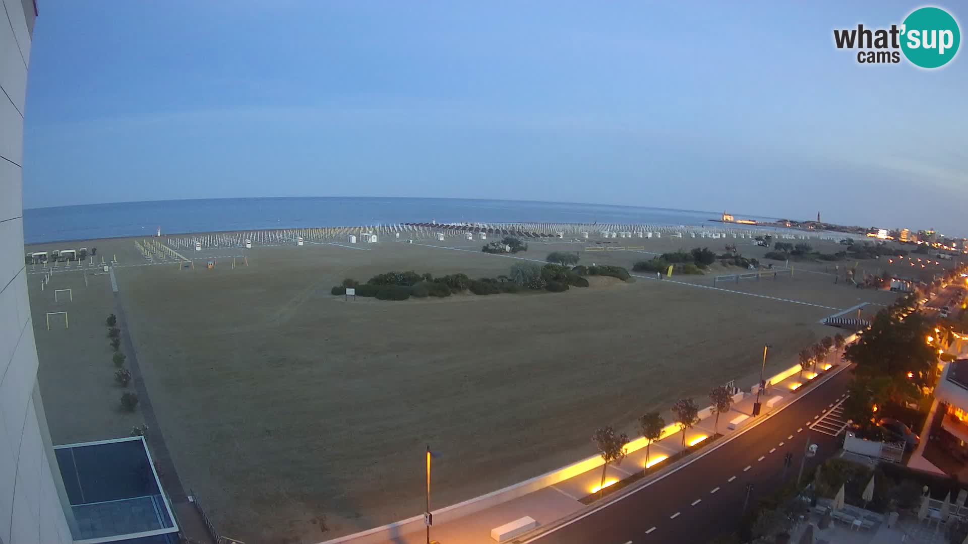 Hotel Panoramic u živo Caorle plaža Levante web kamera – Italija