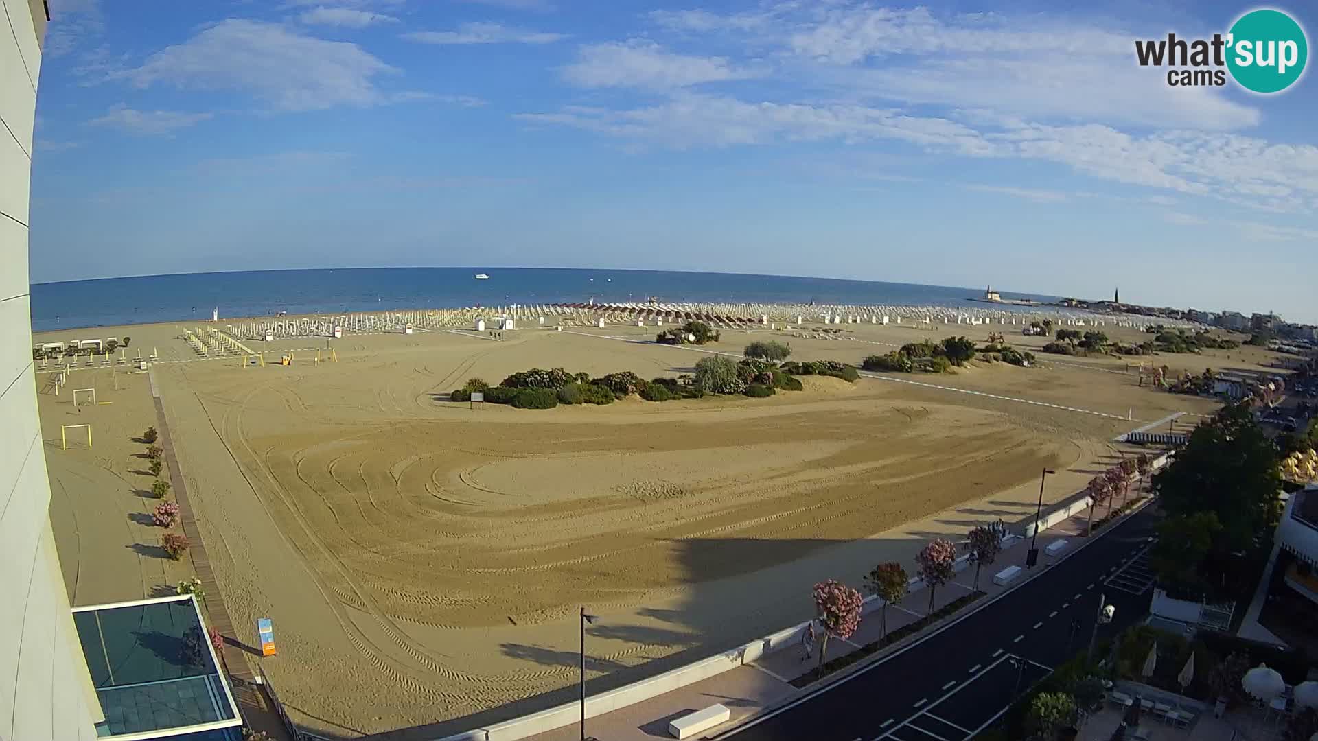 Hotel Panoramic v živo Caorle plaža Levante spletna kamera – Italija